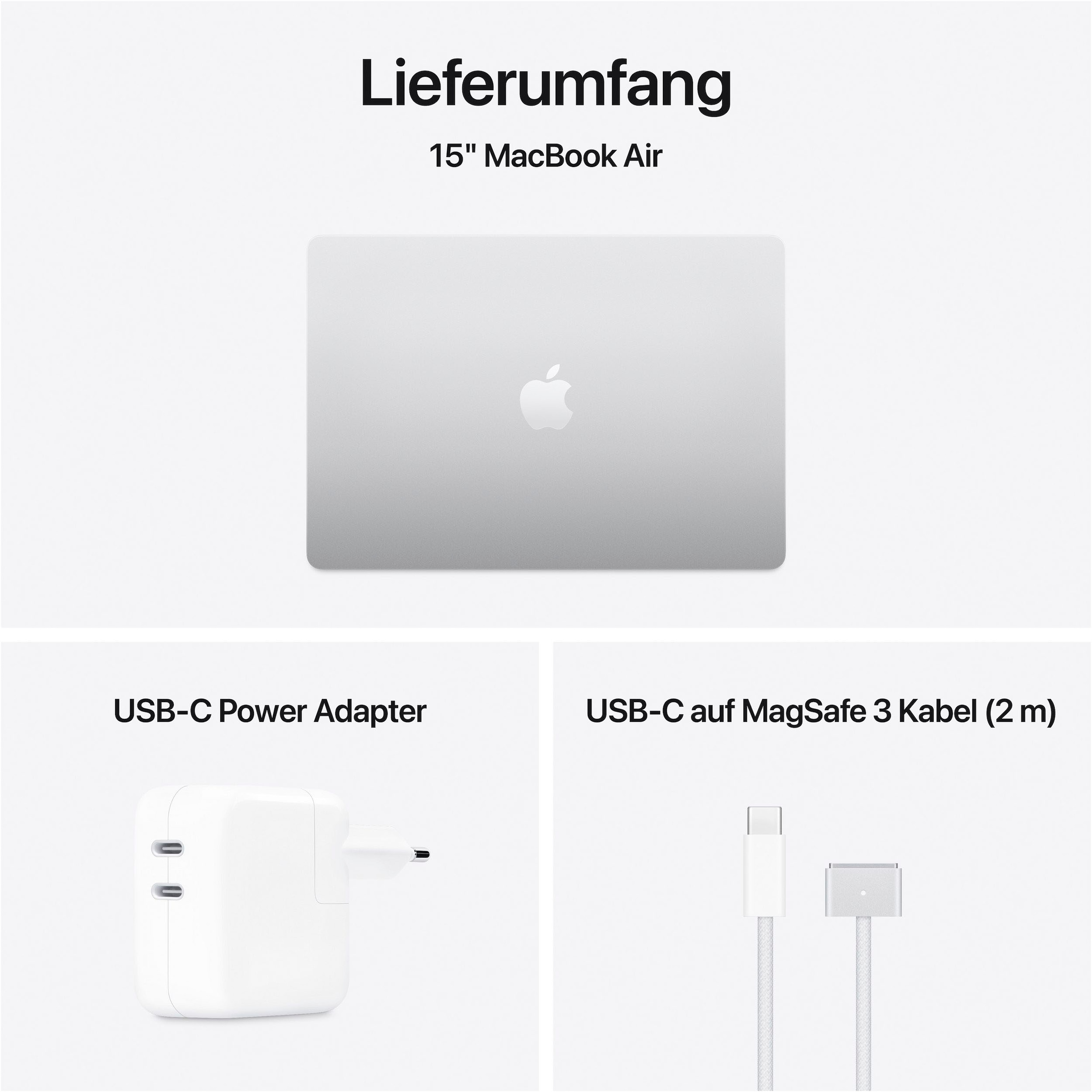 Apple Notebook »MacBook Air 15" CTO«, 38,91 cm, / 15,3 Zoll, Apple, M4, 10-Core GPU, 256 GB SSD