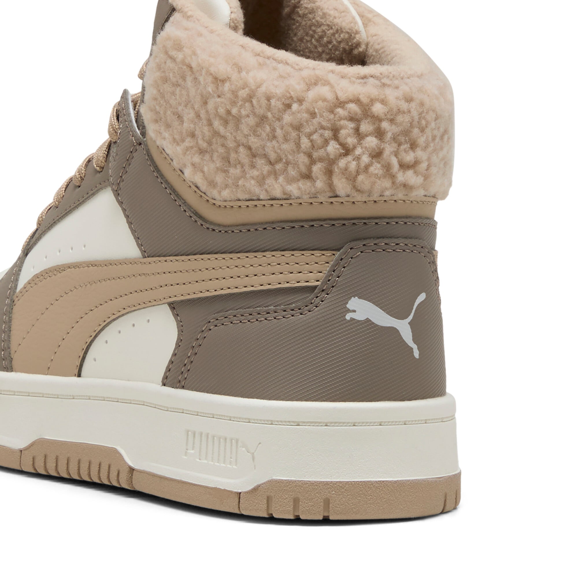 PUMA Sneakerboots »REBOUND SLAM MID COZY JR«  Winterschuhe, Schnürboots, Sneaker