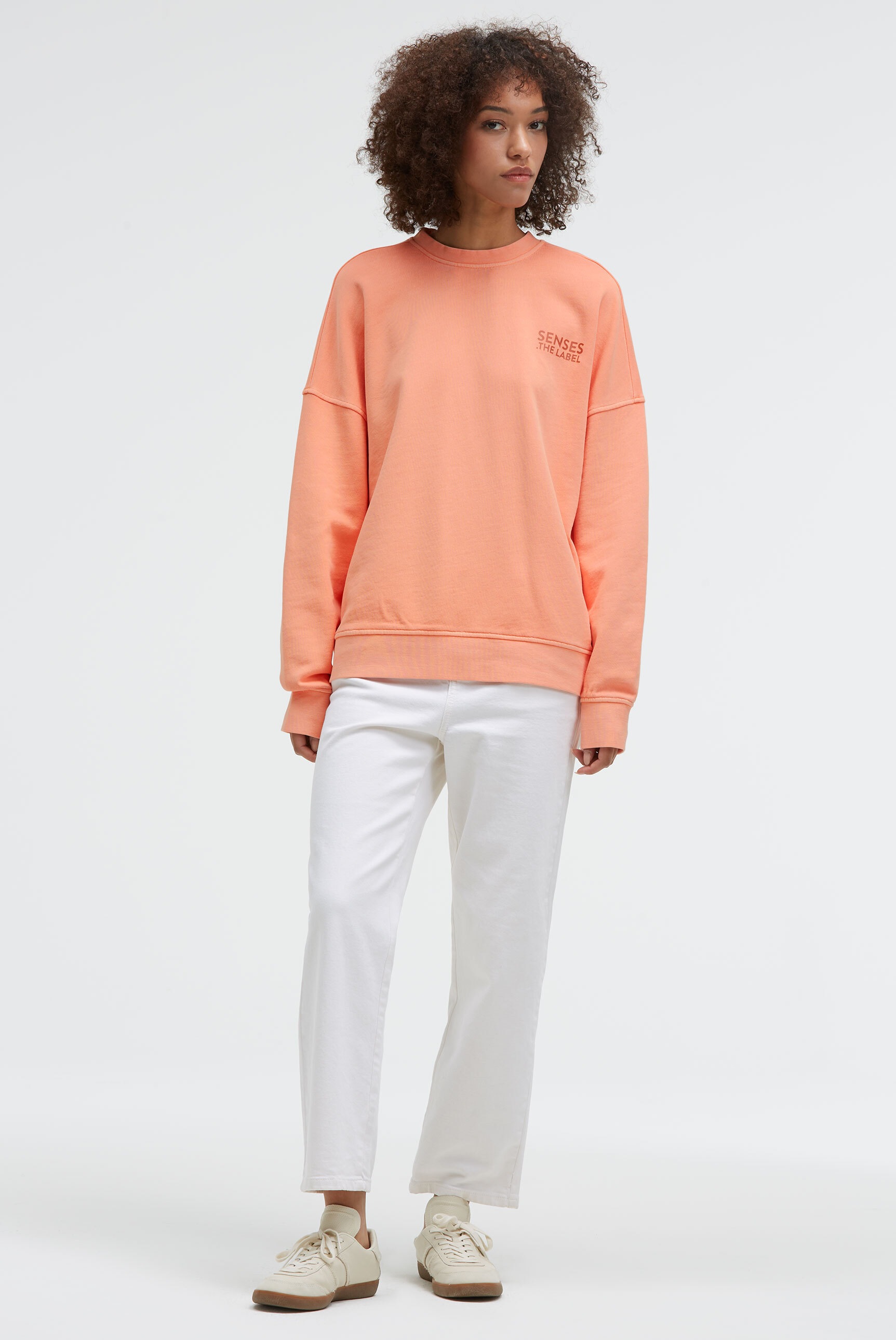 SENSES.THE LABEL Sweater mit überschnittenen Schultern