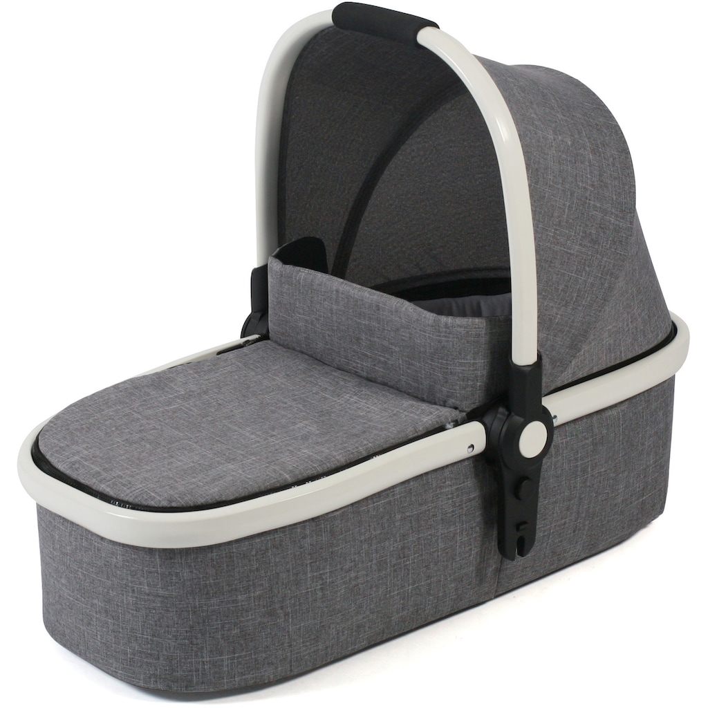 CHIC4BABY Kombi-Kinderwagen »Passo, Melange Grau«, 15 kg