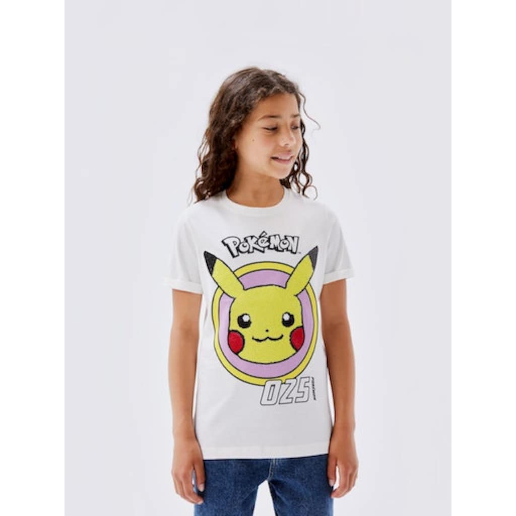 Name It Kurzarmshirt »NKFJUNNA POKEMON SS TOP NOOS SKY«