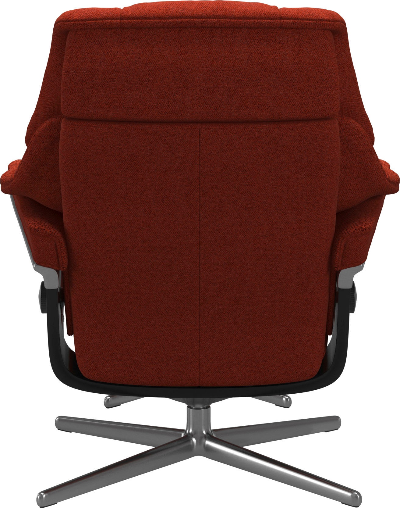 Stressless® Relaxsessel »Reno«, (Set, Relaxsessel mit Hocker), mit Hocker, mit Cross Base, Größe S, M & L, Holzakzent Schwarz