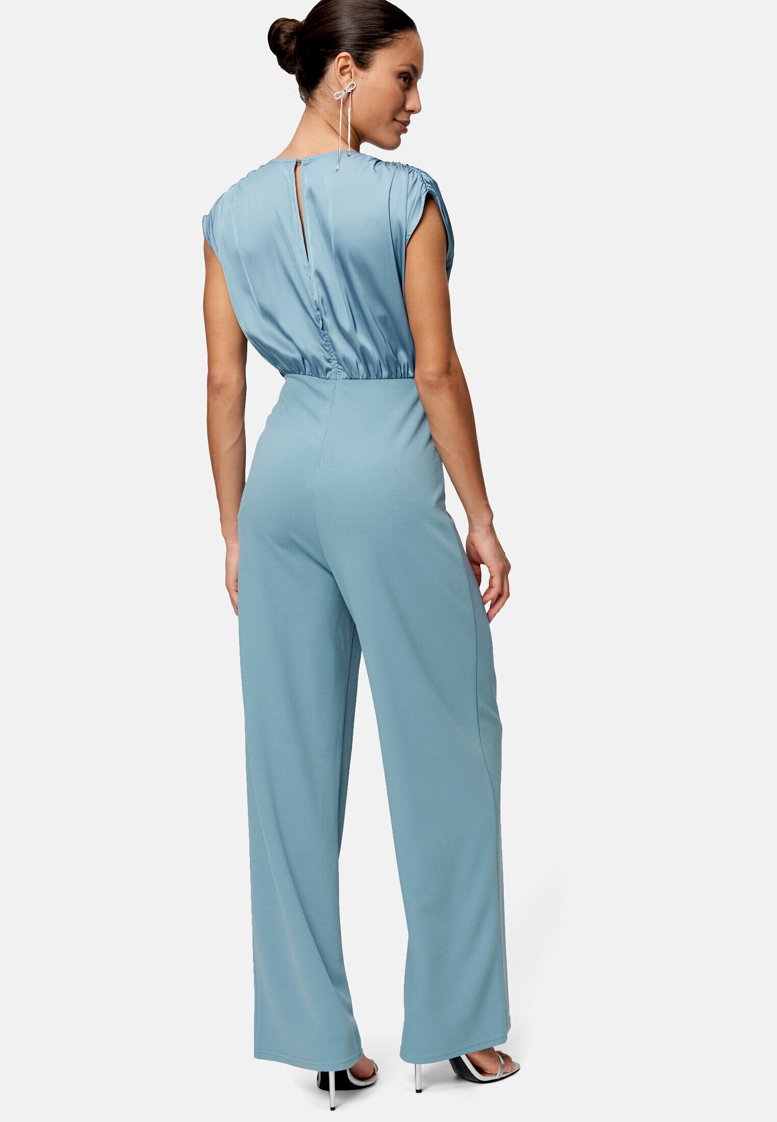 Zero Overall »Damen im Materialmix« 1 Wickeldesign