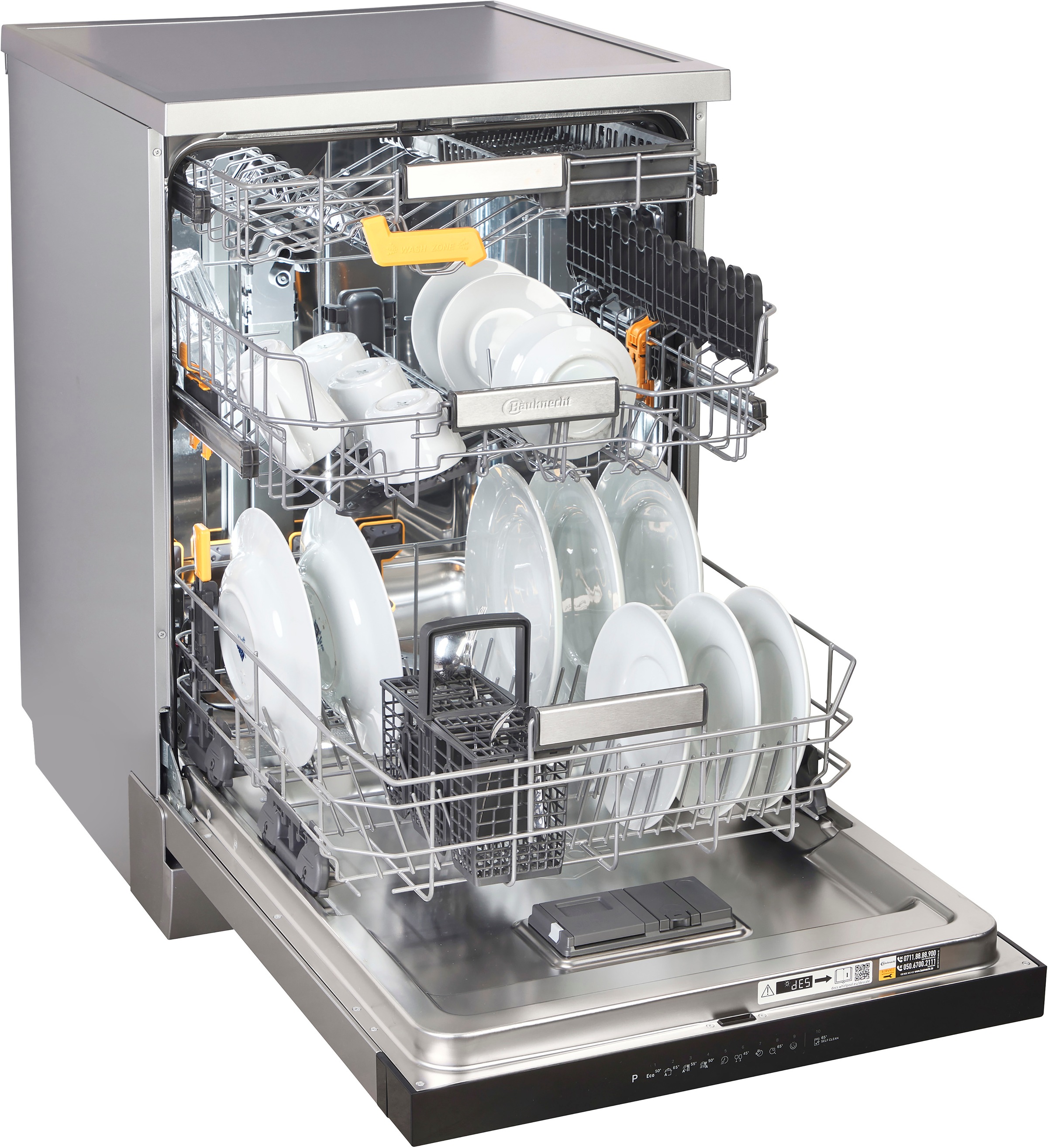 BAUKNECHT Standgeschirrspüler »BKSV1 FBM« 15 tlg. Maßgedecke
