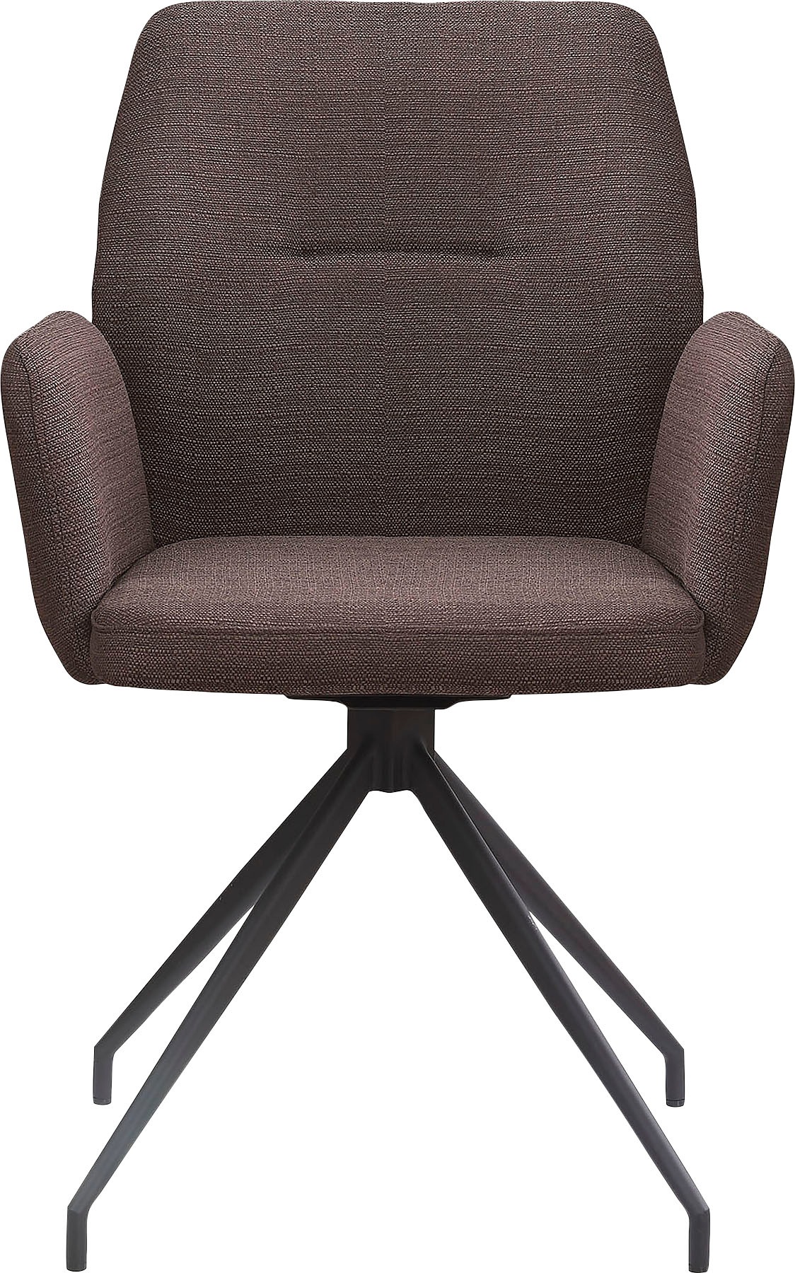 SalesFever Armlehnstuhl, Webstoff strukturiert, mit 180° Drehfunktion