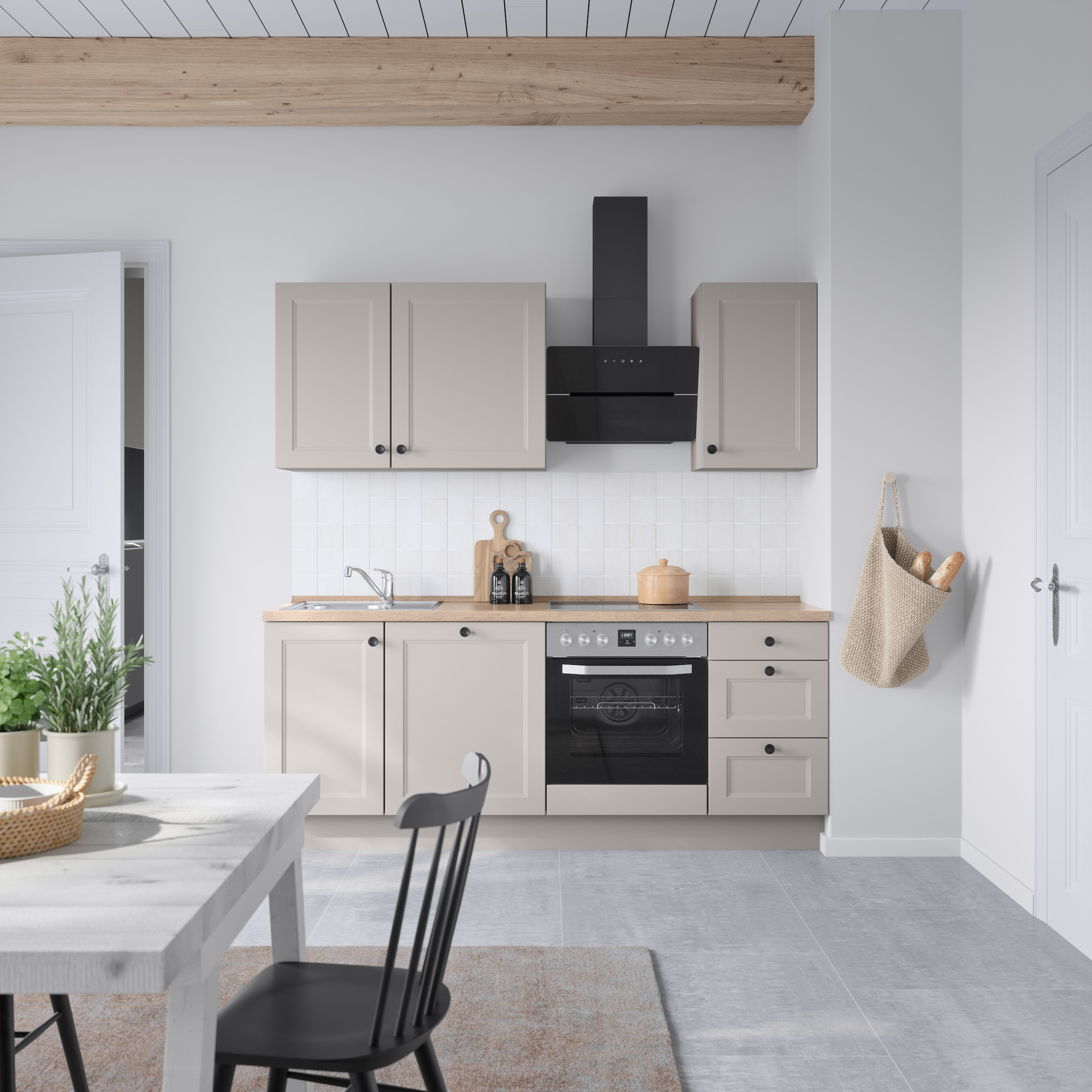 nobilia® Küchenzeile »"Cascada II"«, vormontiert, Breite 210 cm, Ausrichtung wählbar, wahlw. mit E-Geräten
