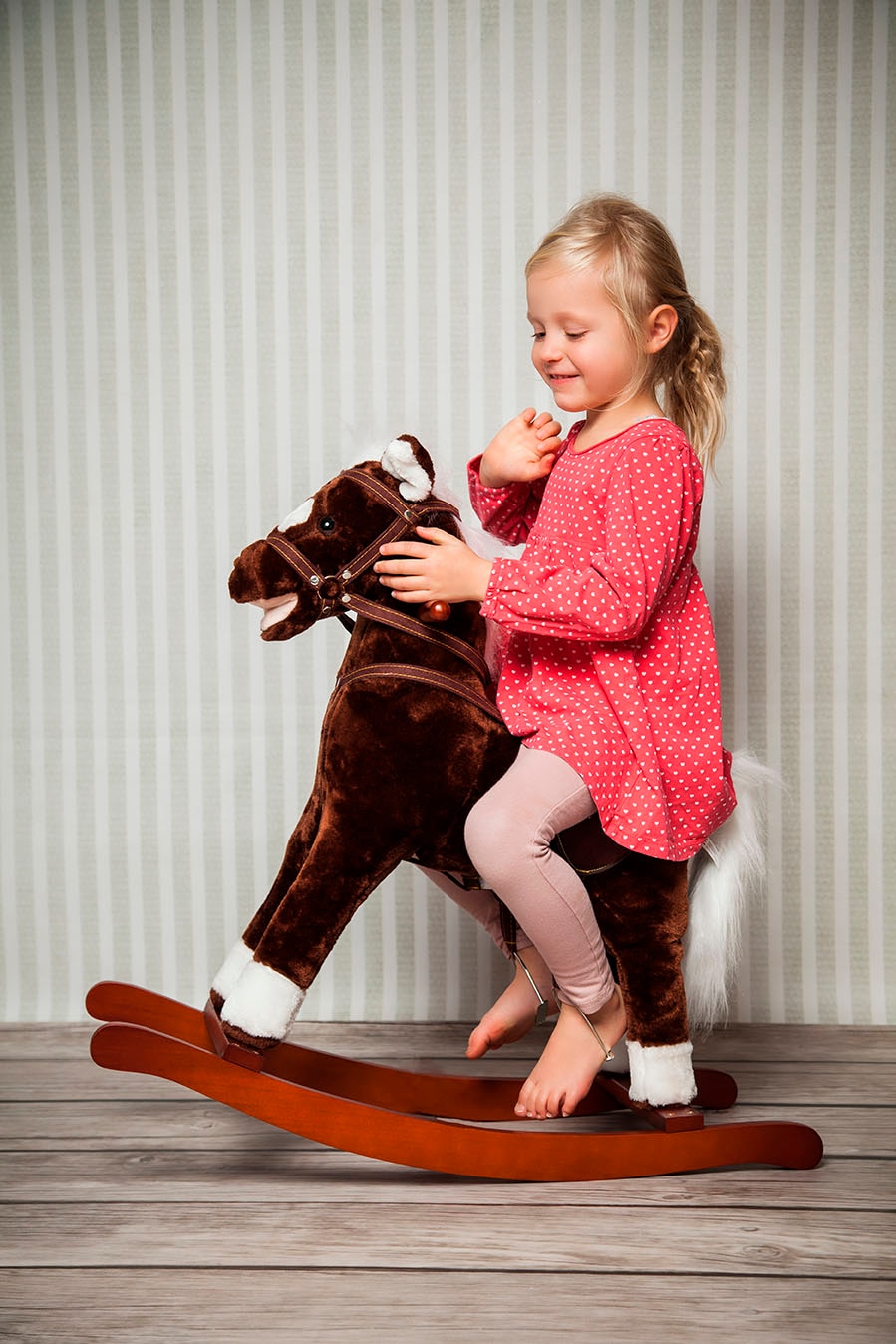 Knorrtoys® Schaukelpferd »Brauny«