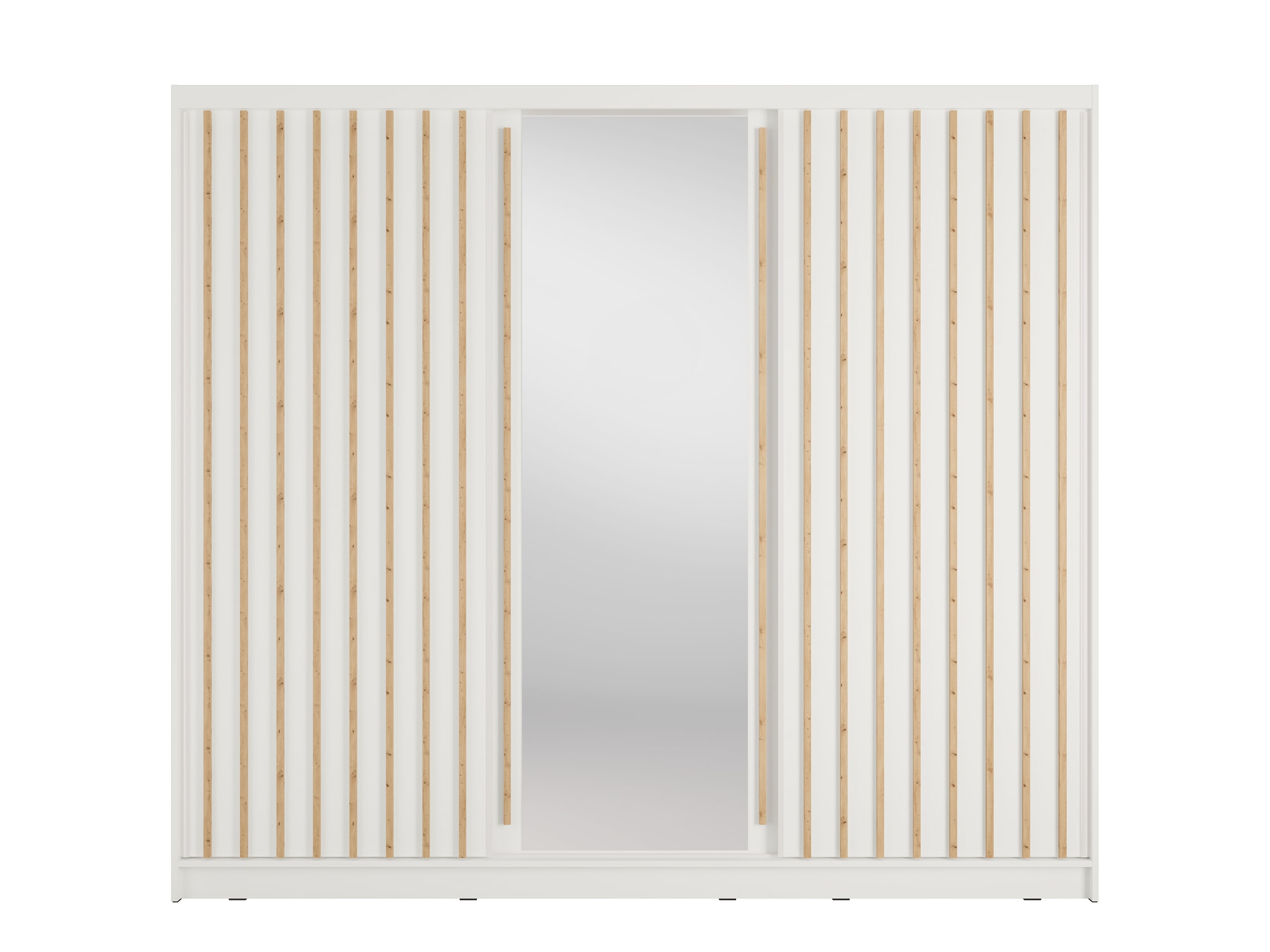 Home affaire Kleiderschrank »VILLEFRANCHE modern mit viel Stauraum, Fächer & Kleiderstange, Spiegel« Garderobe in 3 Breiten (155, 205, 248 cm), erhältlich in 3 Farben