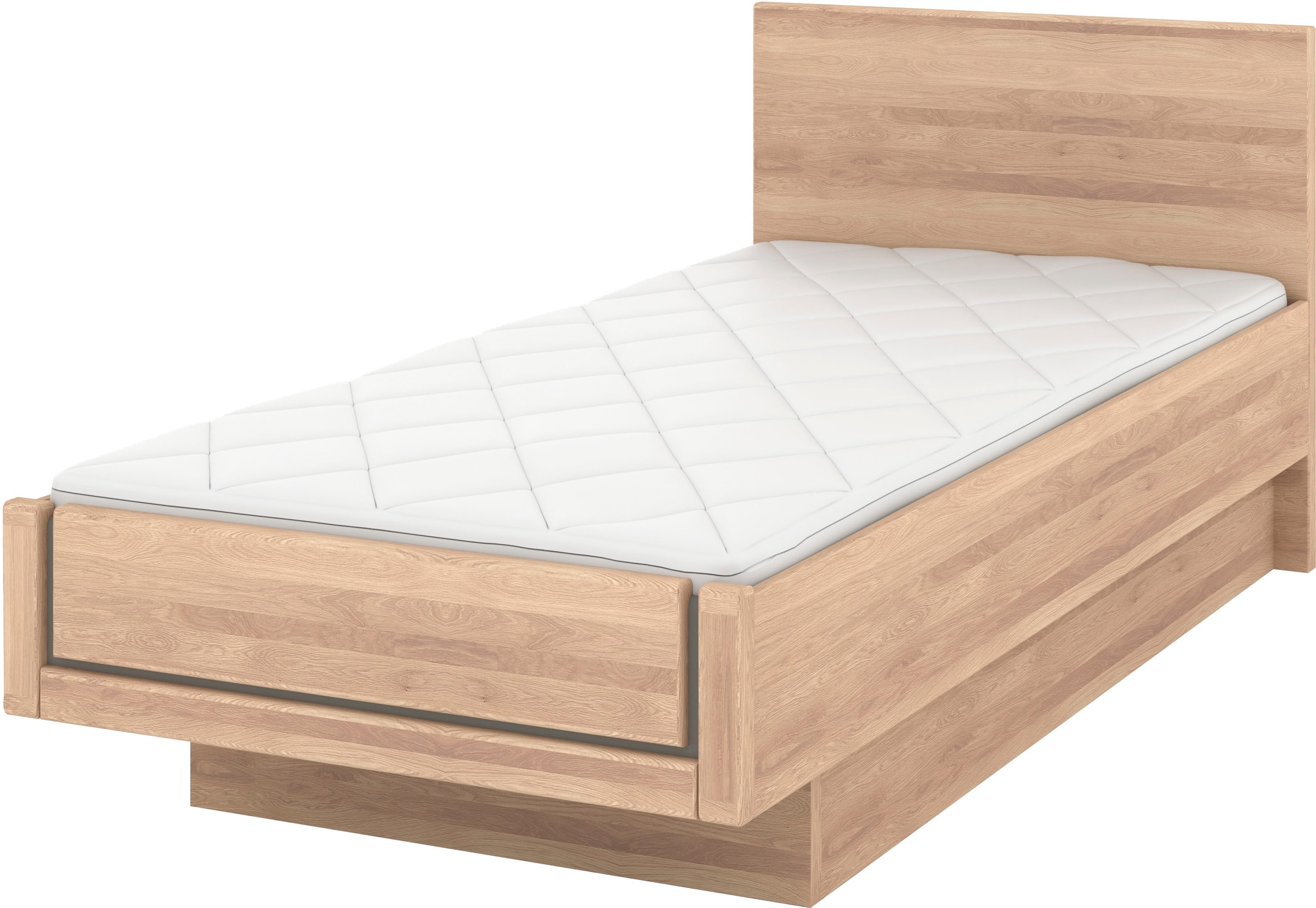 Musterring Holzbett "Sorrent, Bettgestell, Bettrahmen, teilmassiv Eiche", ( günstig online kaufen