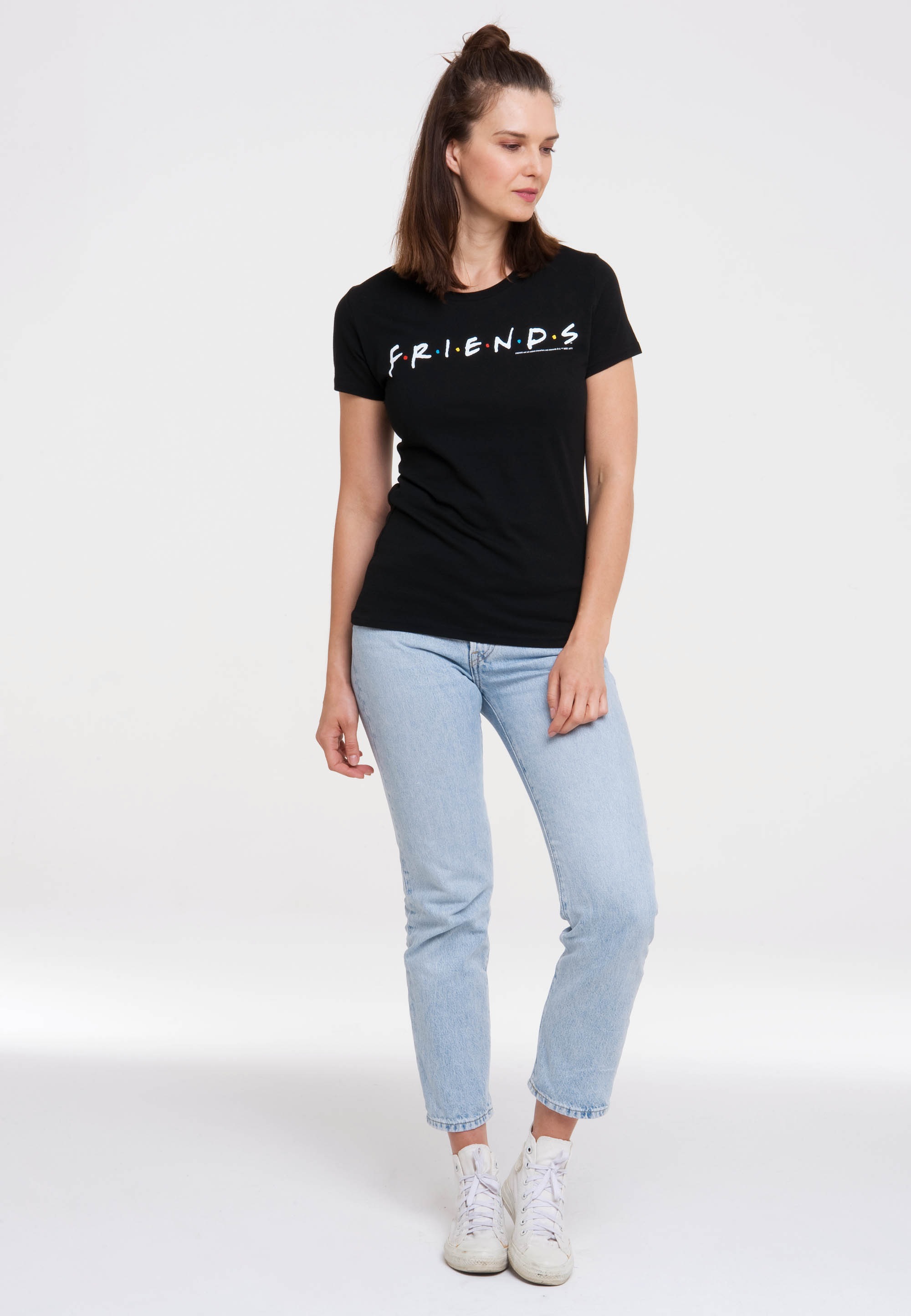 LOGOSHIRT T-Shirt - lizenziertem »Friends online Print Logo«, mit BAUR | bestellen