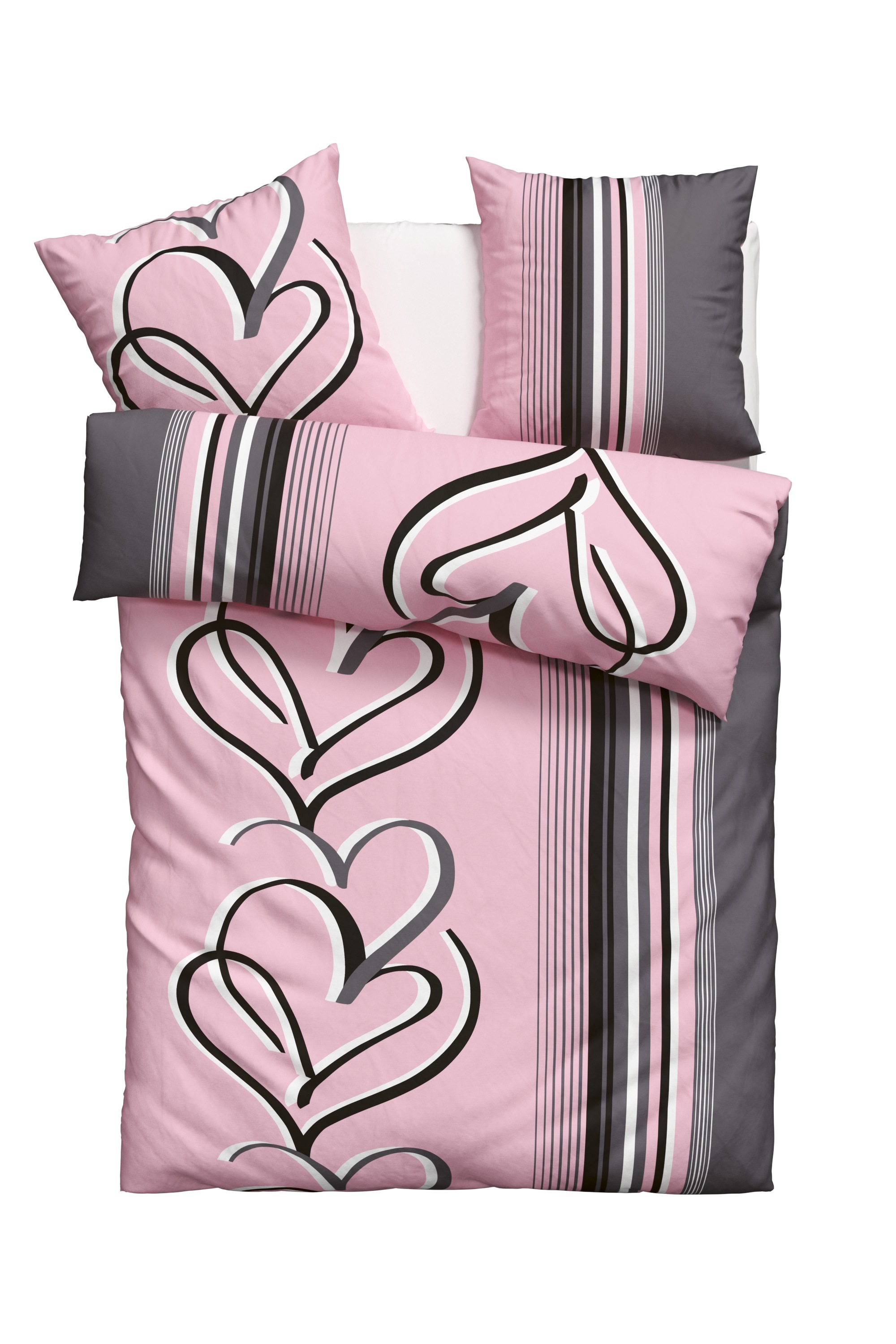 my home Bettwäsche "Area in Gr. 135x200 oder 155x220 cm" 2 tlg. Bettwäsche günstig online kaufen