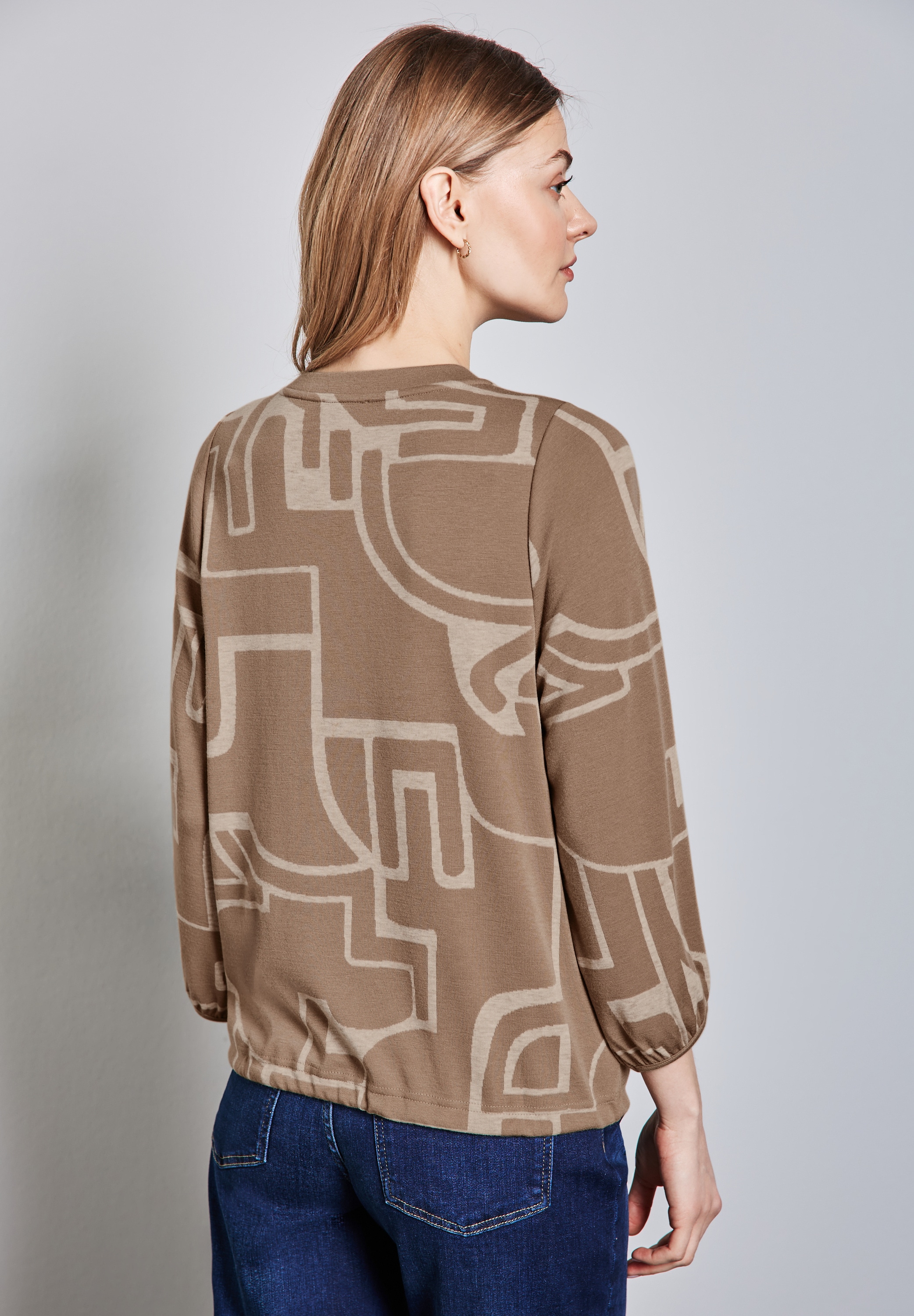 STREET ONE Print-Shirt, mit 3/4 Ärmeln