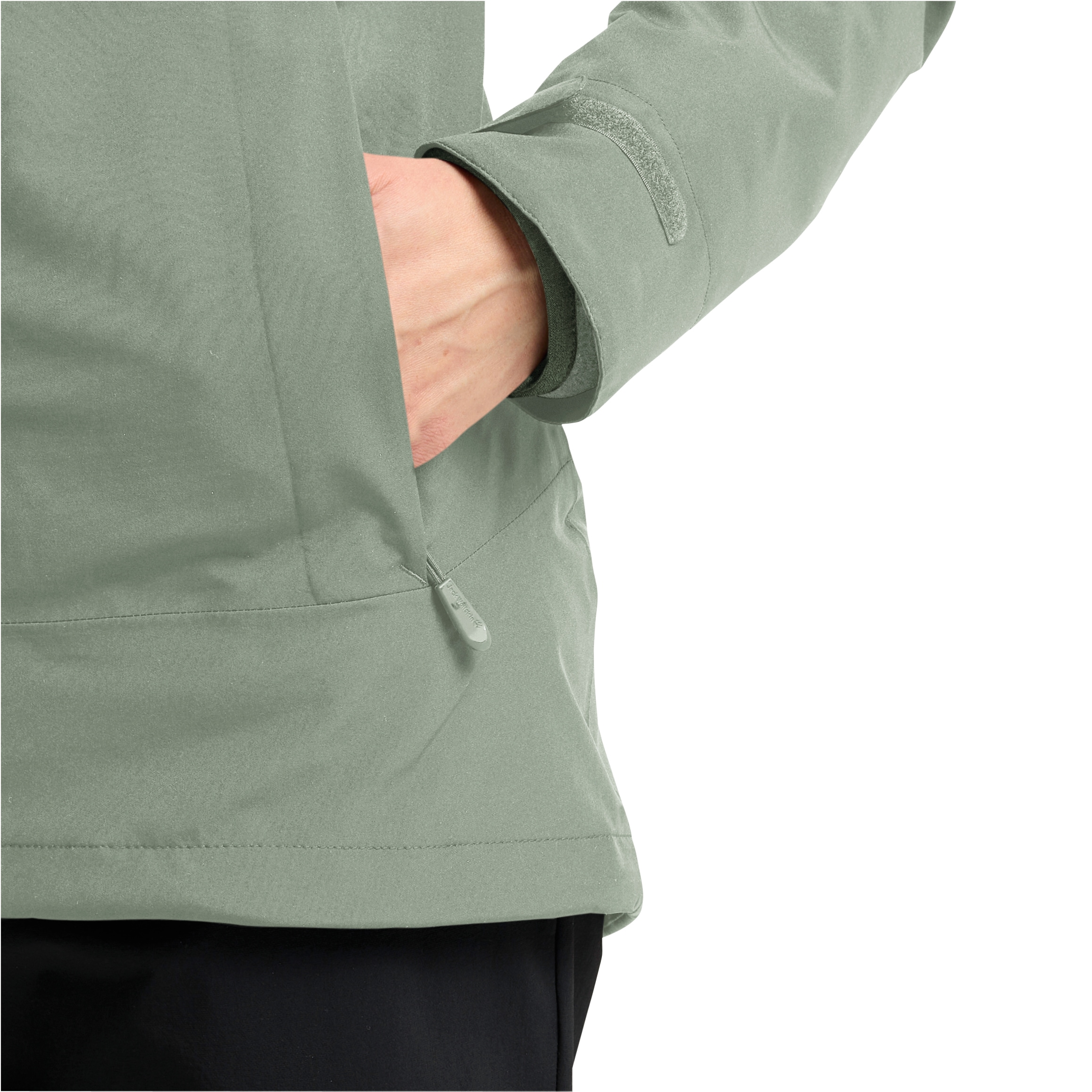 Jack Wolfskin 3-in-1-Funktionsjacke »MOONRISE 3IN1 JKT W«, mit Kapuze, 3in1, atmungsaktiv, Übergangsjacke