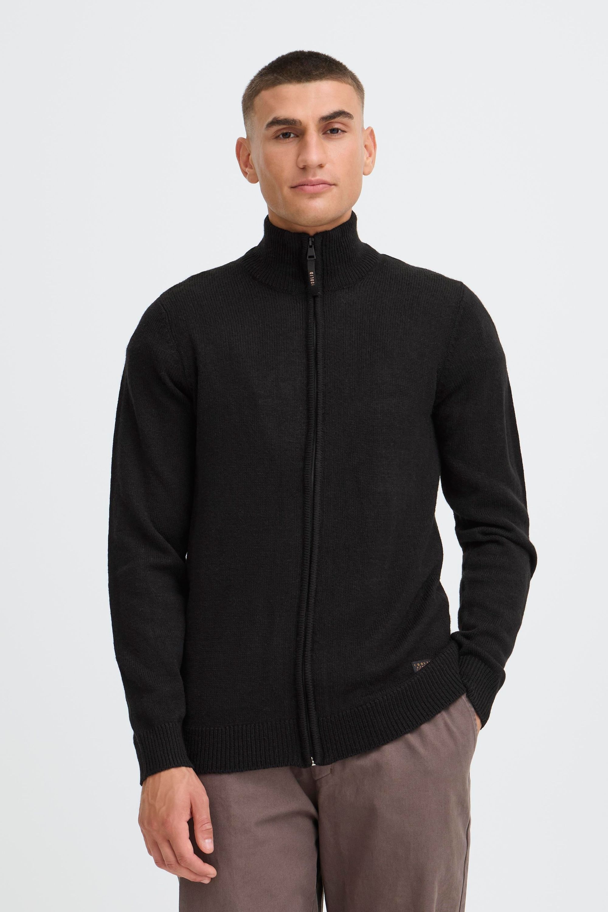 !Solid Strickjacke »Trainingsjacke SDBABAL«