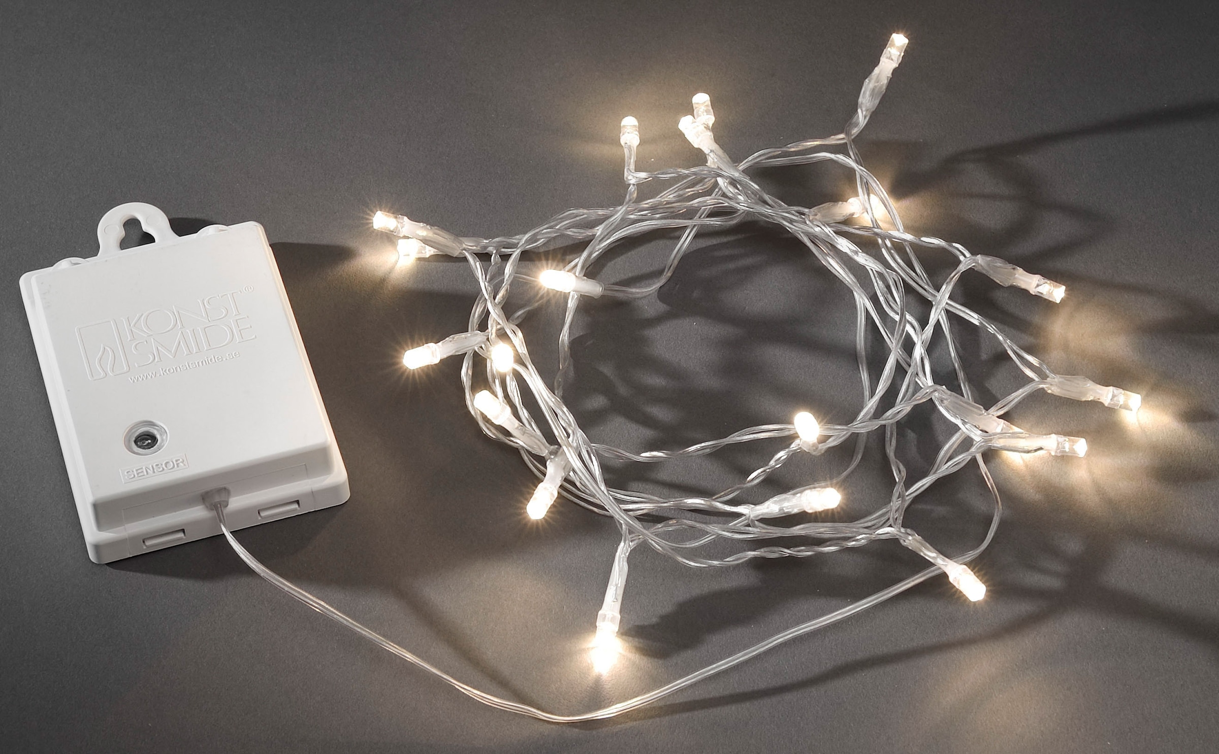 KONSTSMIDE LED-Lichterkette »Weihnachtsdeko aussen«, für | Außenbereich, BAUR Dioden, 80 den kaufen Kabel transparentes warmweiße