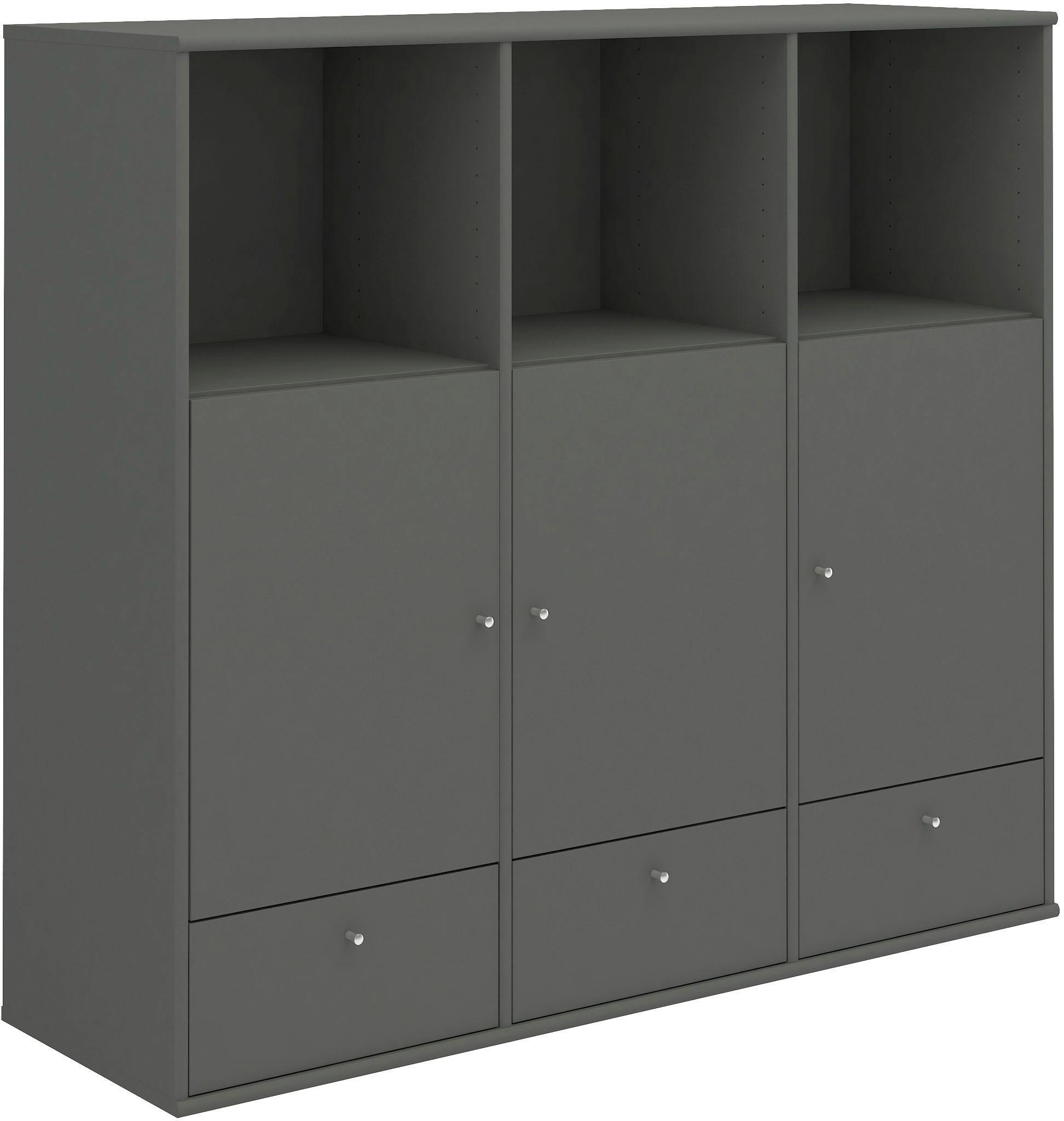 Hammel Furniture Highboard »Mistral Hochkommode, Hochschrank«, mit Türen und Schubladen, Breite: 133cm, anpassungsbar Designmöbel