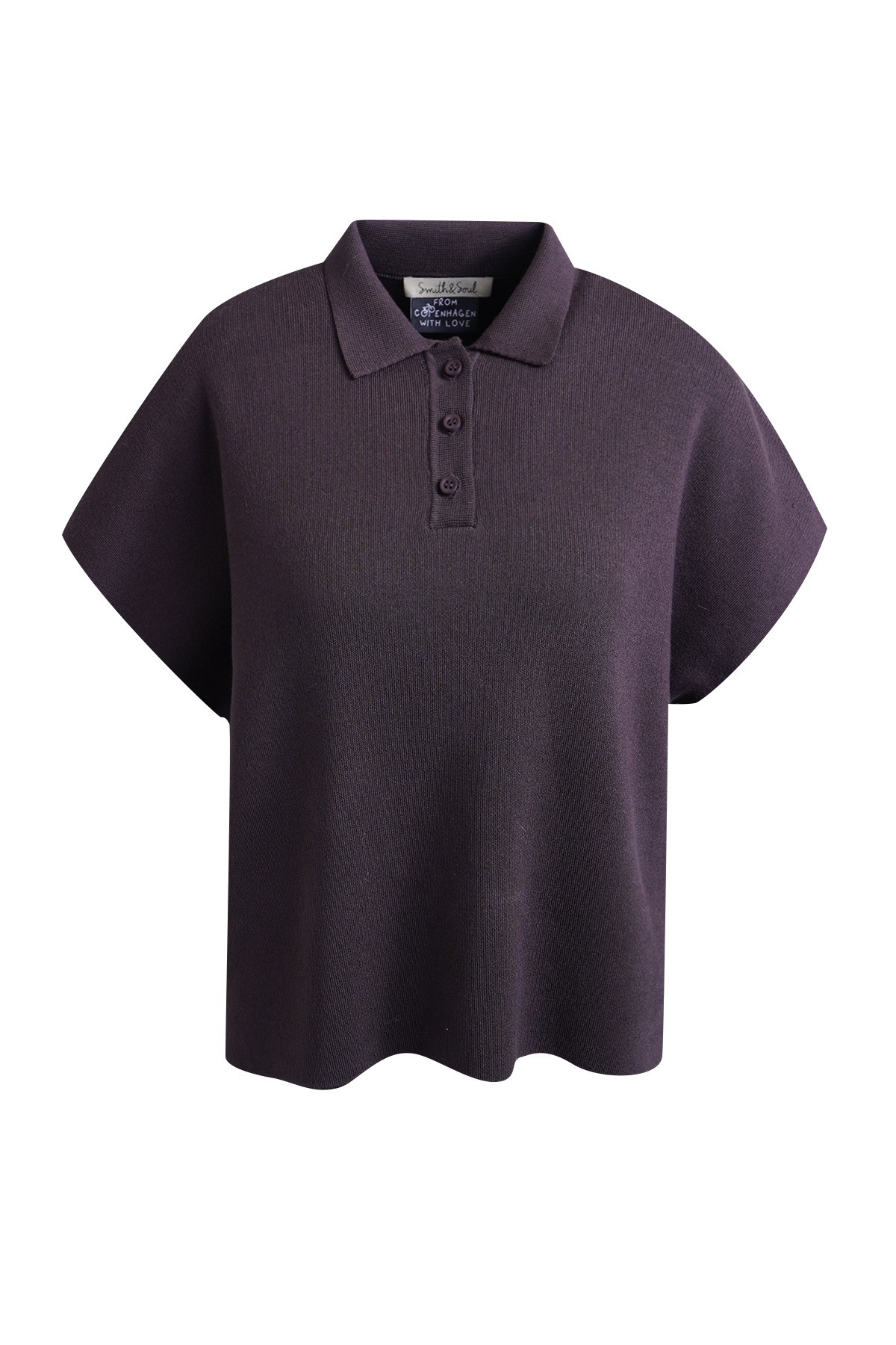 Smith & Soul Poloshirt mit überschnittener Schulter