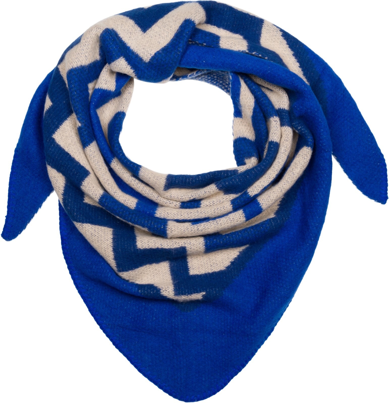 styleBREAKER XXL-Schal "Web Dreiecktuch Zick-Zack" 1 Stk. günstig online kaufen