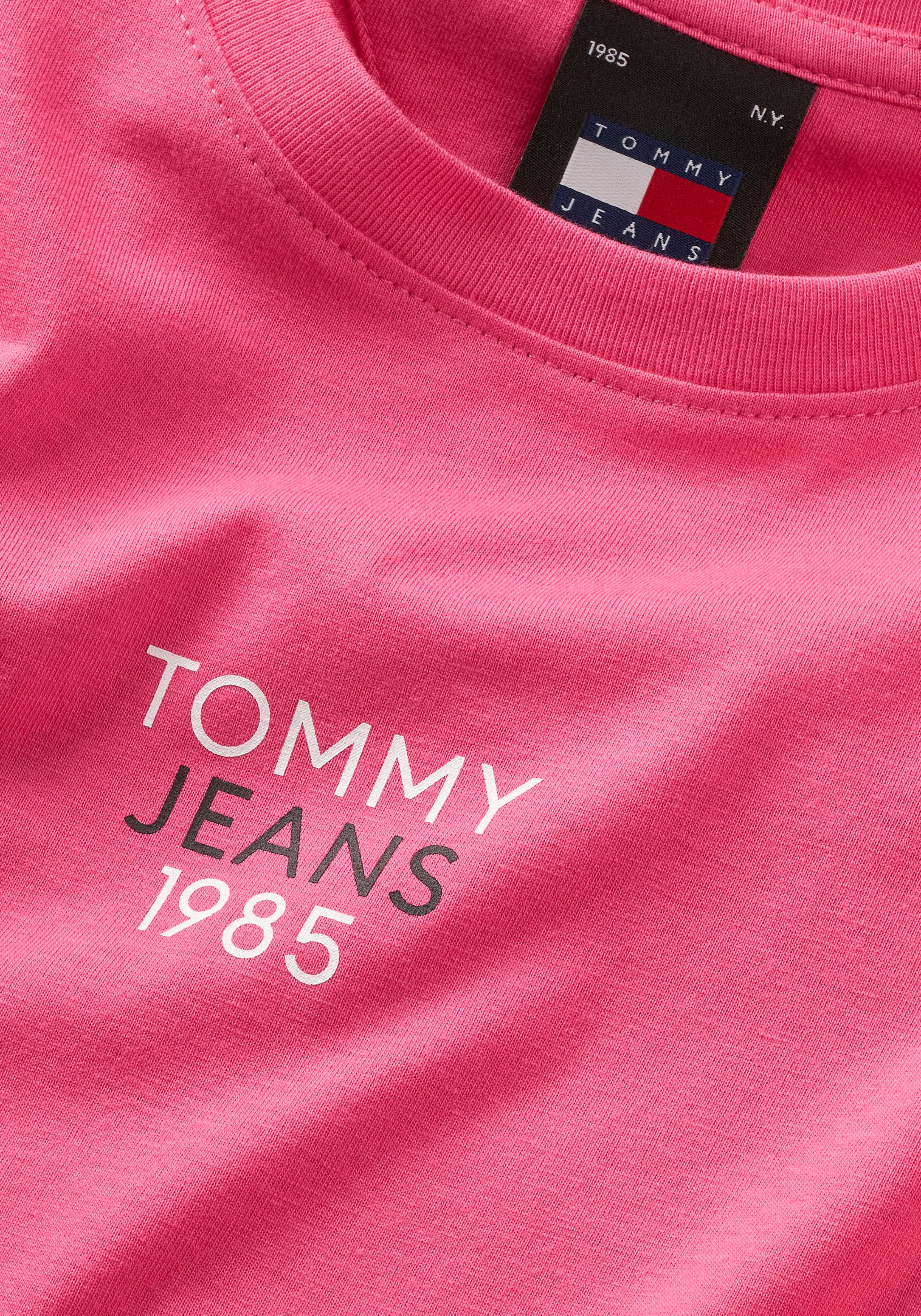 1 | »TJW T-Shirt Logoschriftzug SLIM BAUR SS«, Jeans mit ESSENTIAL kaufen Tommy LOGO