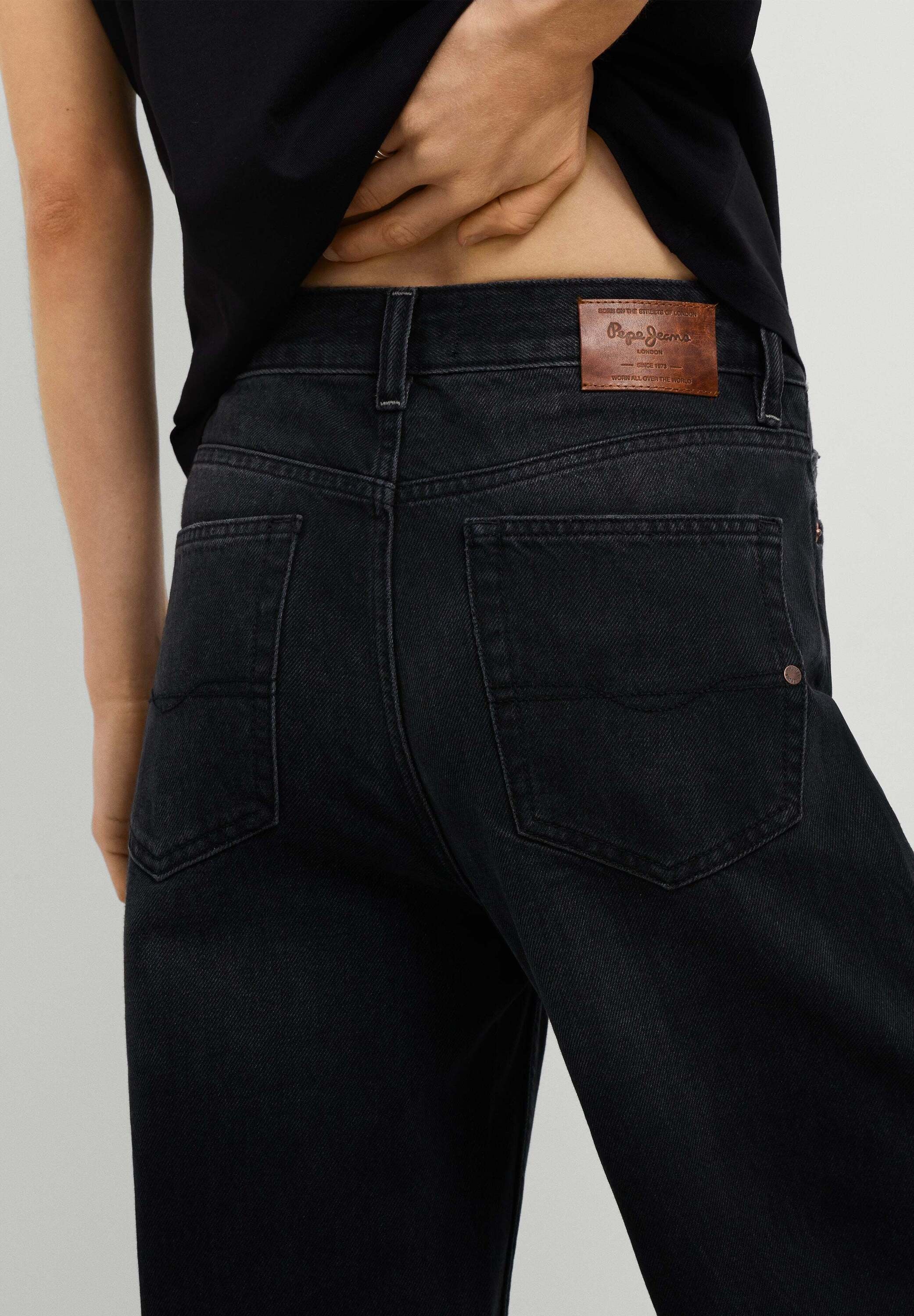 Pepe Jeans Slim-fit-Jeans »flare fit jeans BELLE HW FLARE BLACK«