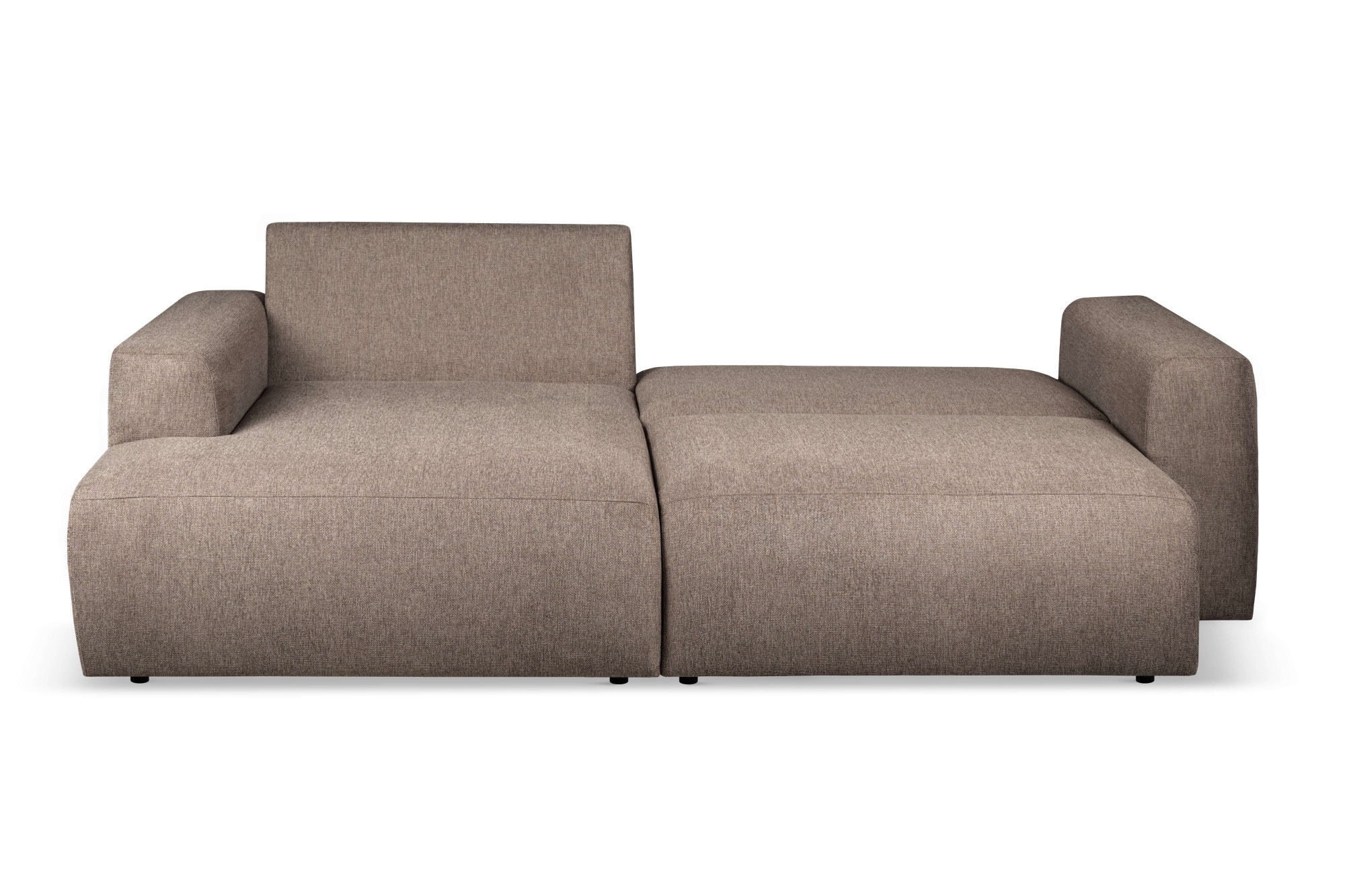 andas Schlafsofa »Noord Schlafecksofa, Breite 250 cm« Cord, Struktur, Webstoff, mit Wellenunterfederung, Massivholzrahmen
