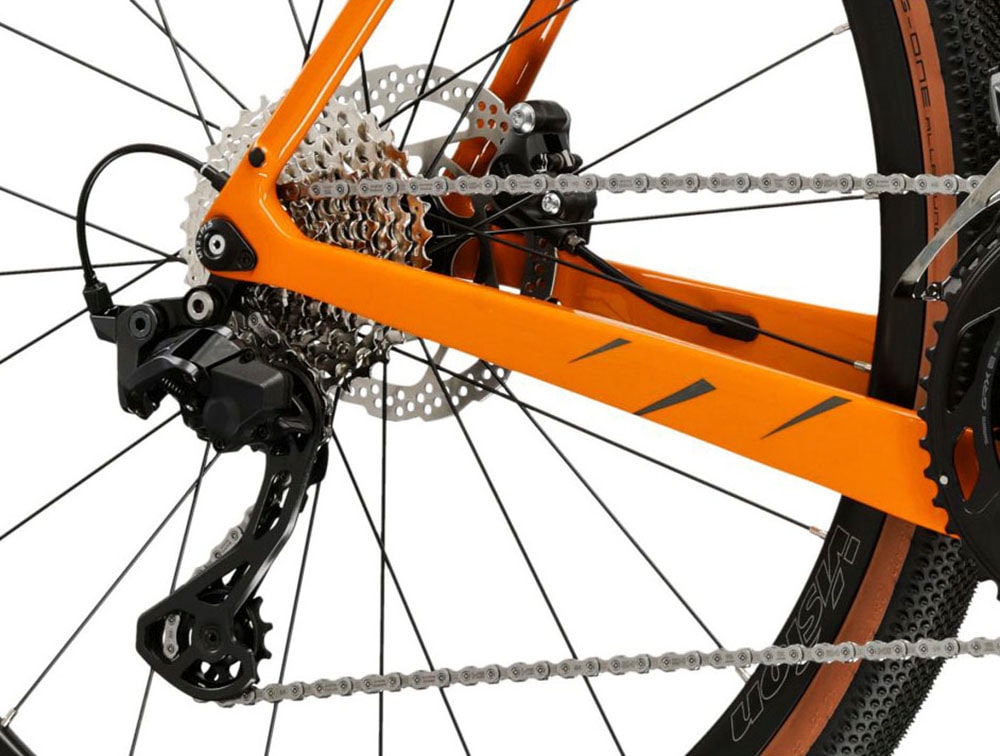 Kross Gravelbike »KROSS Gravelbike Esker 8.0 28" orange 24 Gänge«, 24 Gang, Shimano, GRX RX820 Schaltwerk, Kettenschaltung