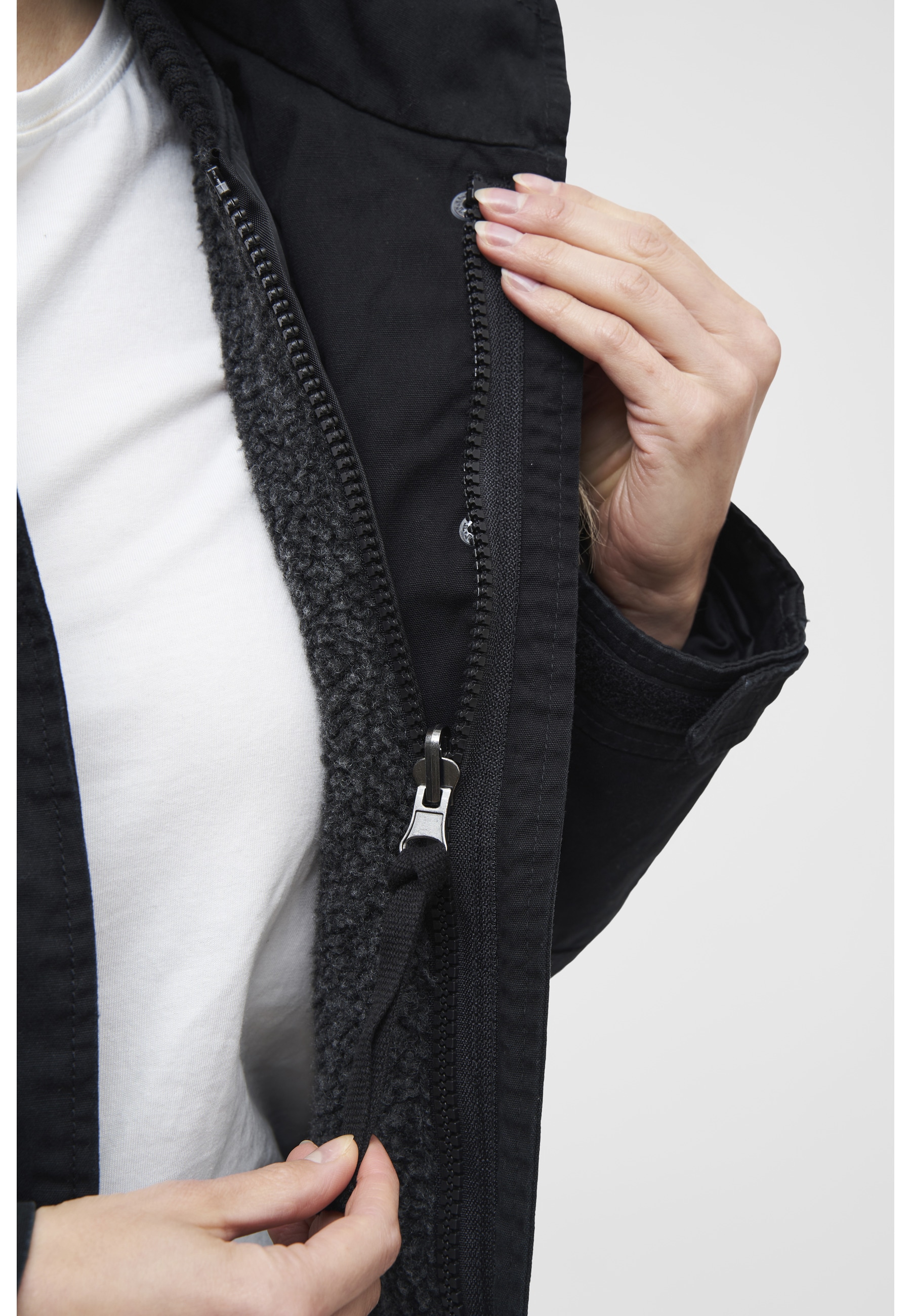 Brandit Parka »Brandit Damen Ladies M65 Giant Jacket« 1 Stk. tlg. mit Kapuze