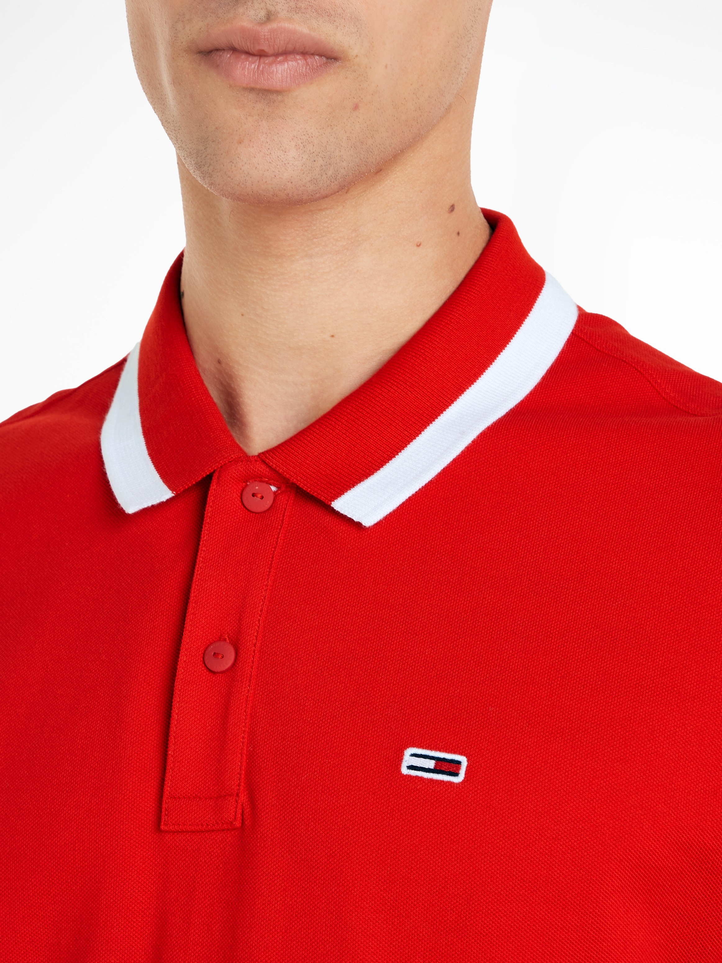 Tommy Jeans Poloshirt "TJM REG SOLID TIPPED POLO", mit Polokragen günstig online kaufen