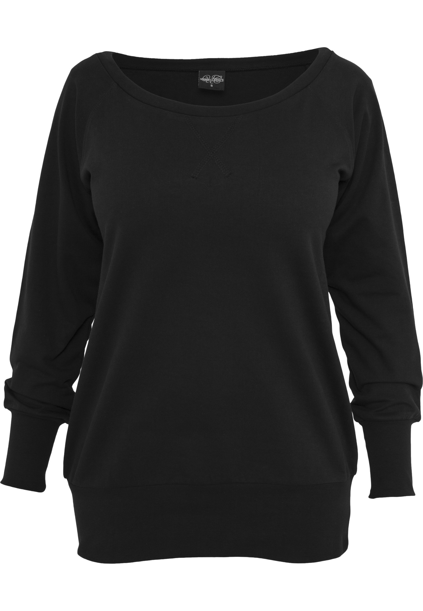 URBAN CLASSICS Sweatshirt "Urban Classics Damen Ladies Wideneck Crewneck", günstig online kaufen