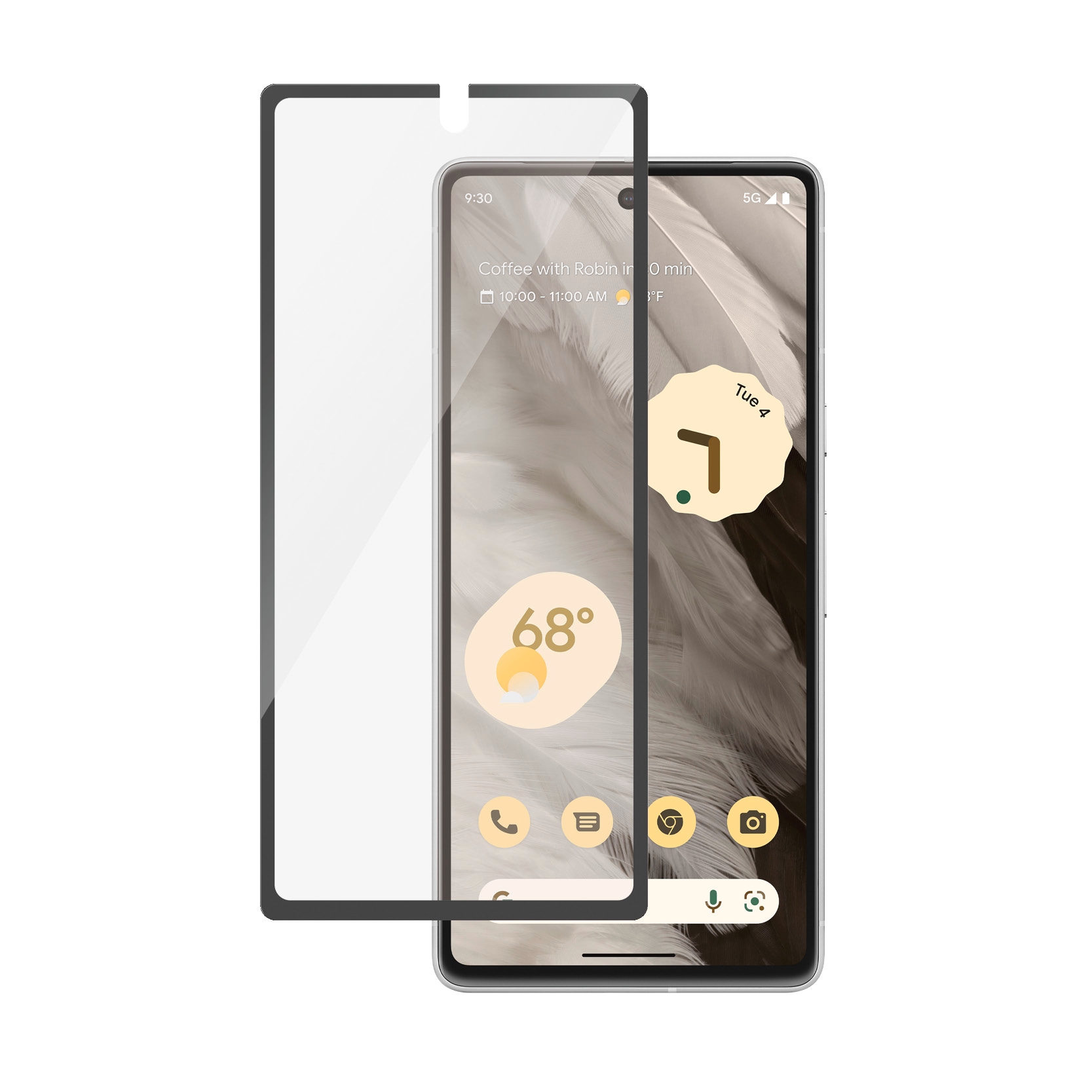 PanzerGlass Displayschutzglas »Screen Protector Ultra Wide Fit«, für Google Pixel 7a