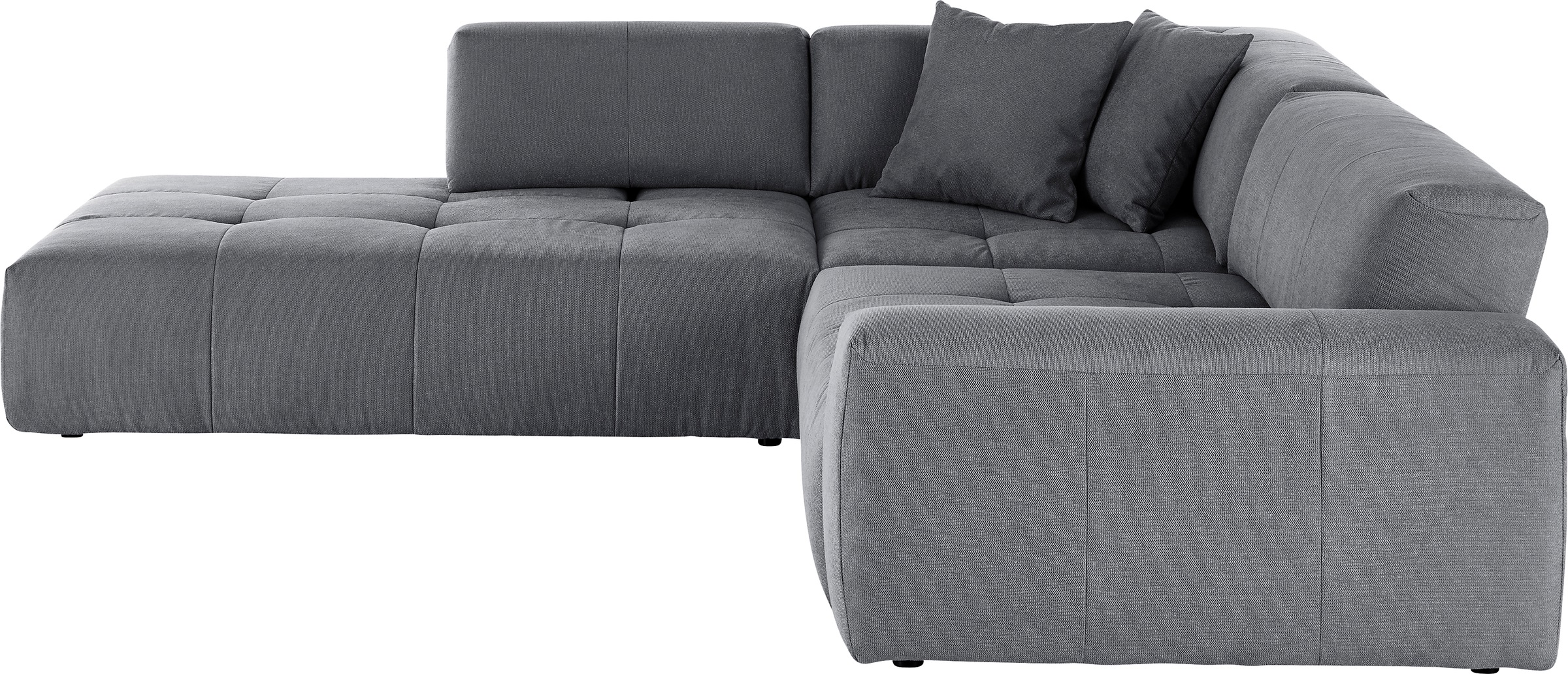 3C Candy Ecksofa »Yoshy Komfortsofa, bequem und modern, hochwertige Verarbeitungsdetails«, Zwei verschiedene Sitztiefen durch verstellbare Rückenlehne, L-Form