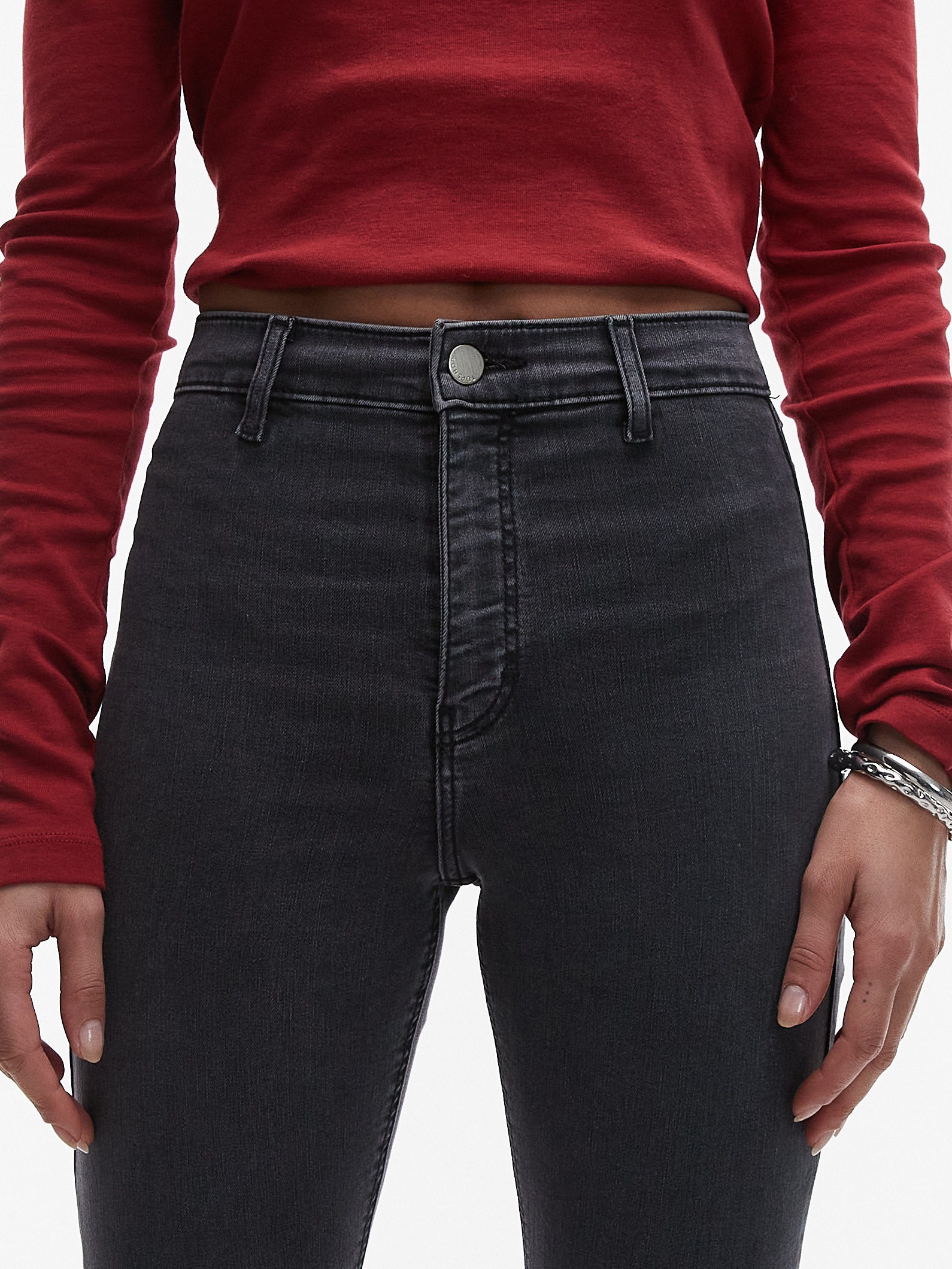 TOPSHOP Skinny-fit-Jeans »TSJONI HR SKINNY DNM JEANS BLW NOOS« Baumwollmischung, skinny fit