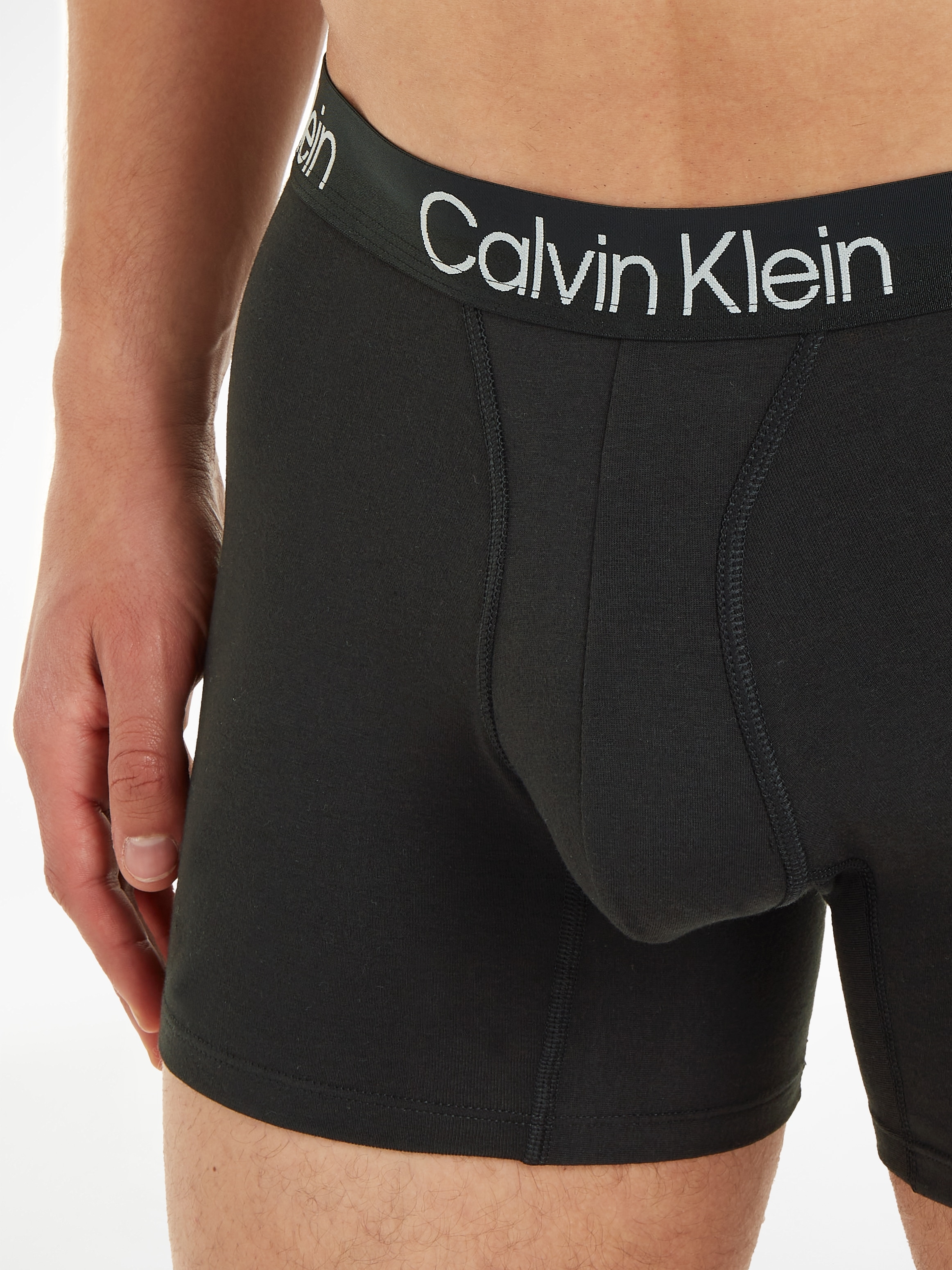 Calvin Klein Underwear Boxer (3-St) mit Logoschriftzug am Bund