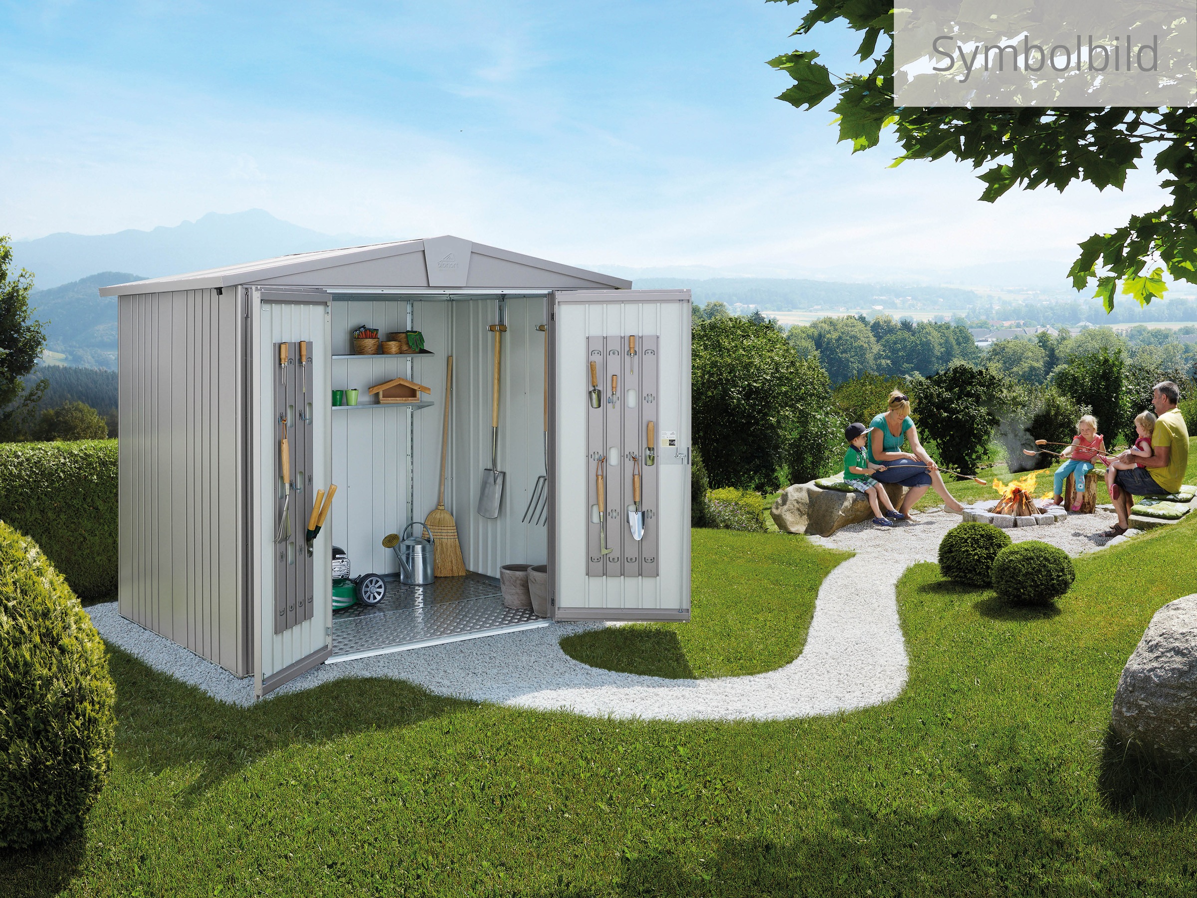 Biohort Gerätehaus "Europa Gr. 1, verschiedene Farben" Qualitäts-Geräteschu günstig online kaufen