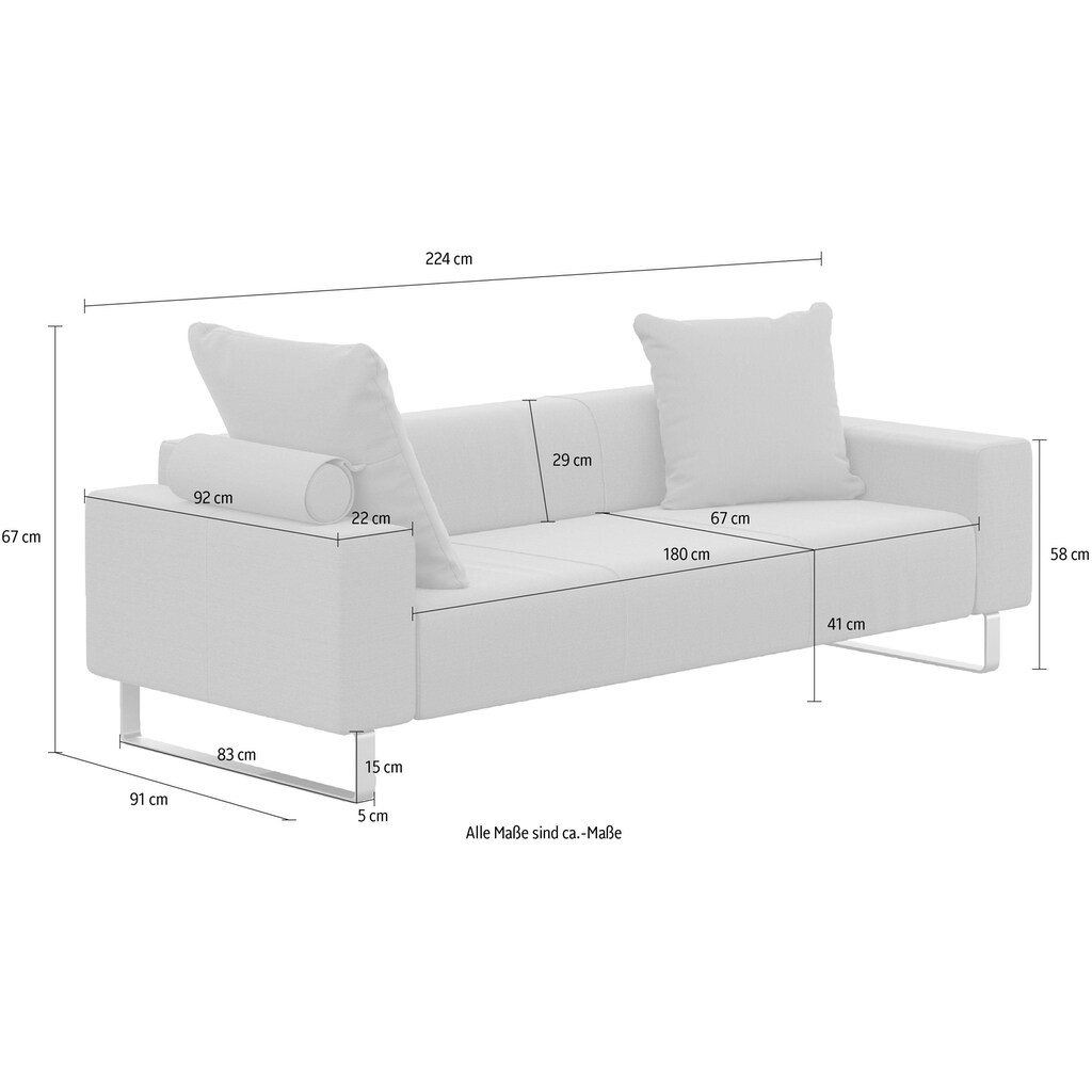 machalke® 2,5-Sitzer »groove«