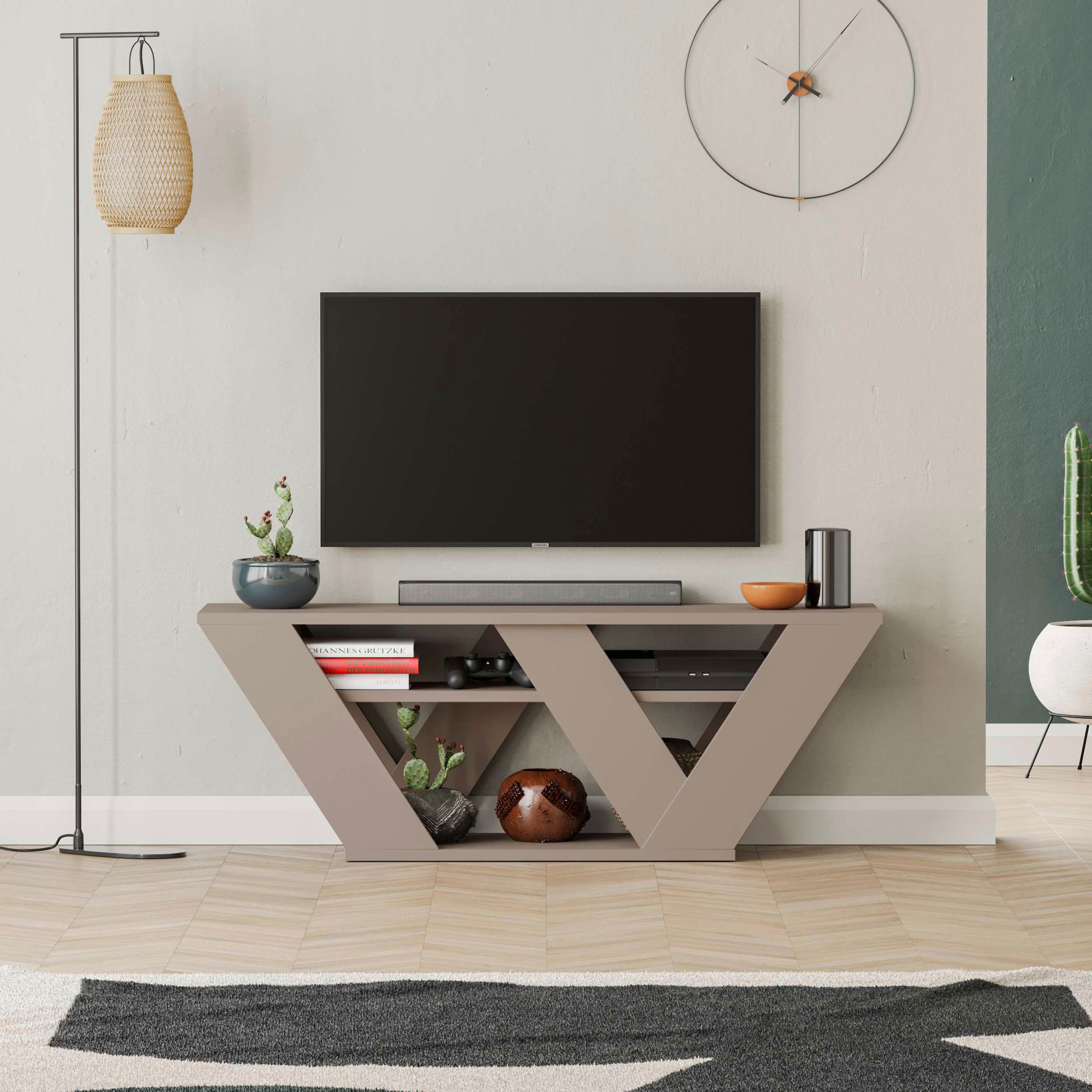 Decortie TV-Schrank »Thales TV Schrank«, (Packung), Einfache Montage,Platzsparend