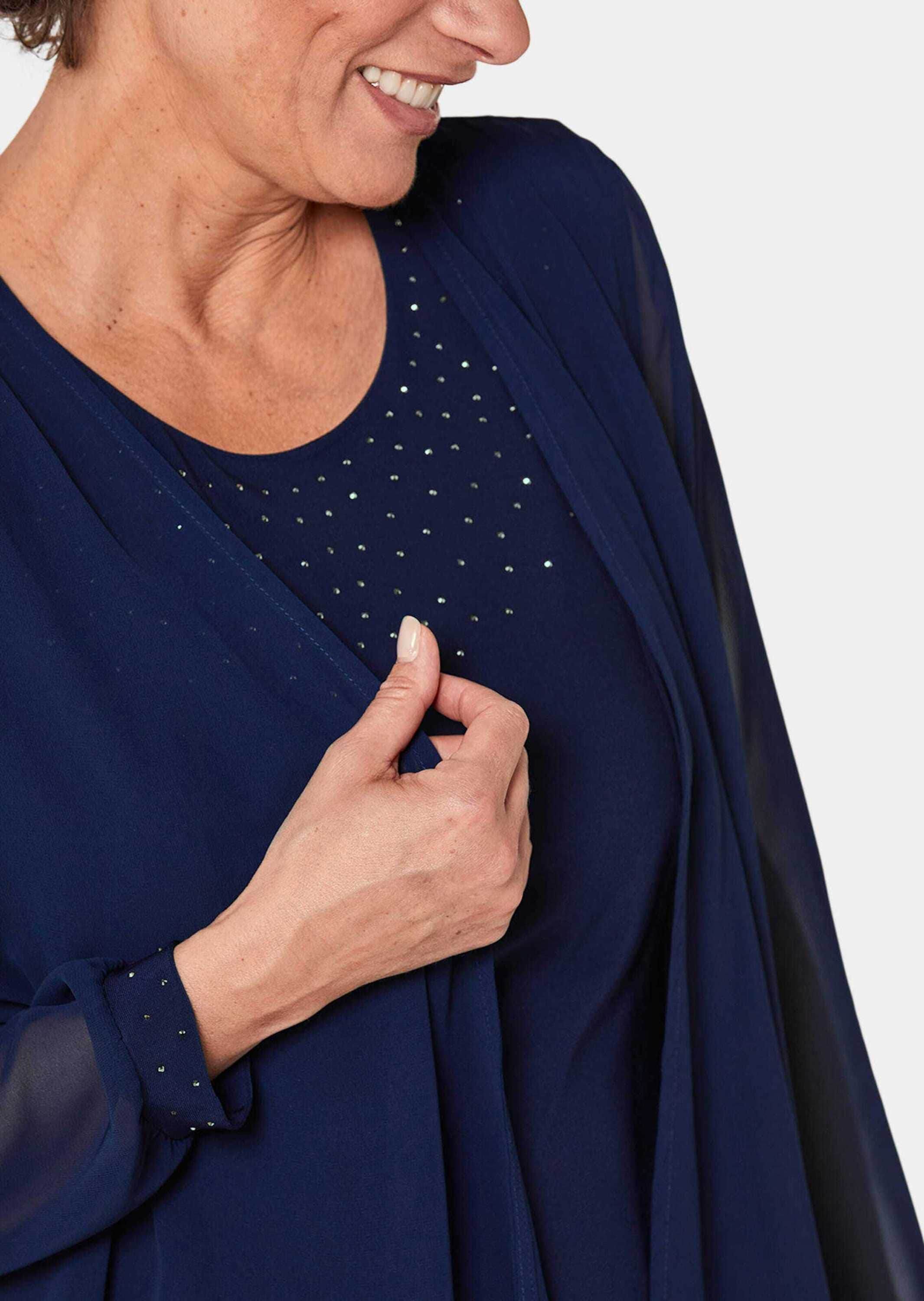 GOLDNER 2-in-1-Kleid »Kleid mit Jacke Kleid mit feinem Chiffonjäckchen«