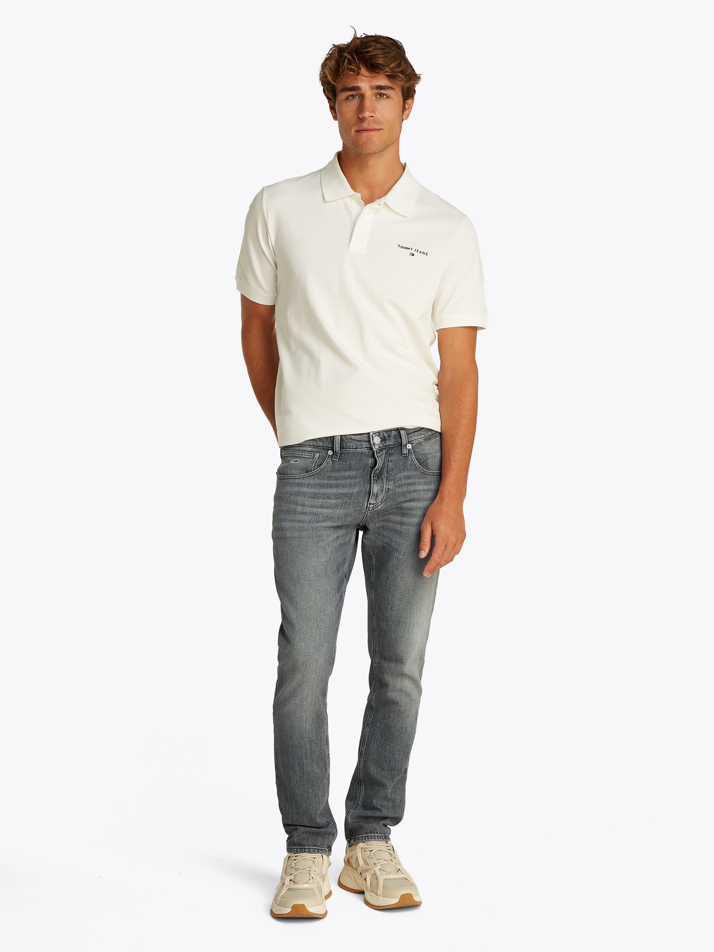 Tommy Jeans Regular-fit-Jeans »SCANTON SLIM BI0177«, Mit Gürtelschlaufen
