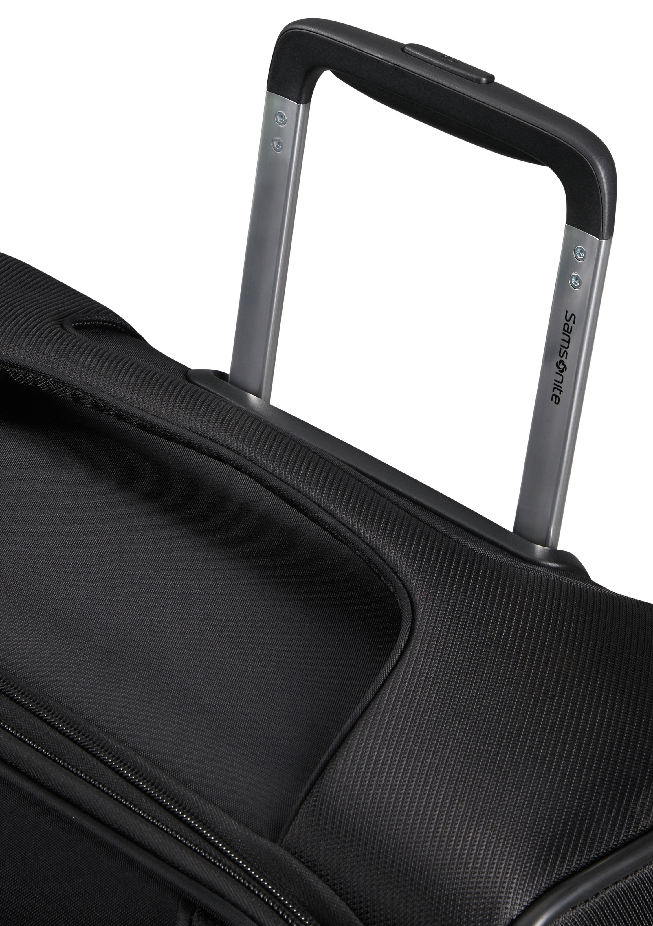 Samsonite Weichgepäck-Trolley »RE-LITE, verschiedene Größen und Farben«, (Set, 2 St., mit 2 Packwürfeln), 4 Rollen, Reisekoffer TSA-Schloss Stickerbogen Volumenerweiterung Laptopfach