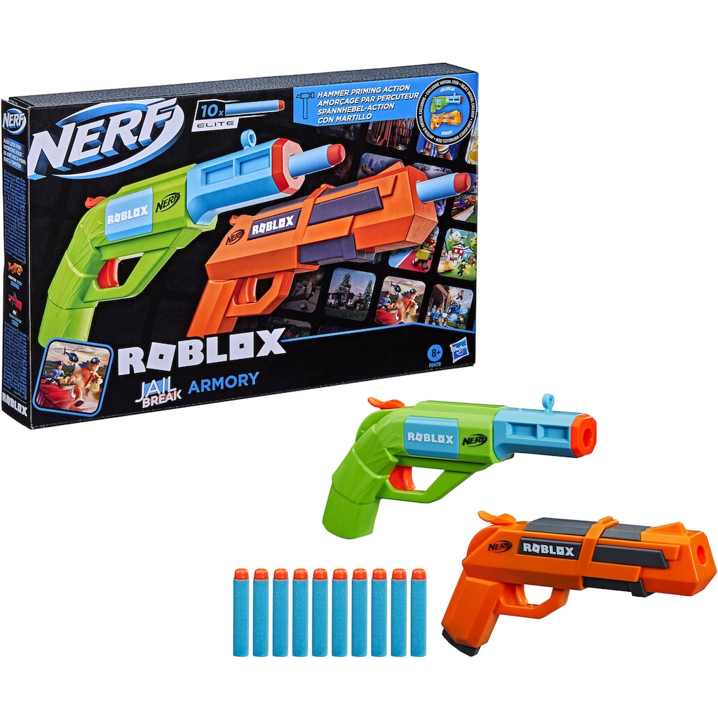 Hasbro Blaster »Nerf Roblox Jailbreak: Armory Blaster, 2er-Pack«