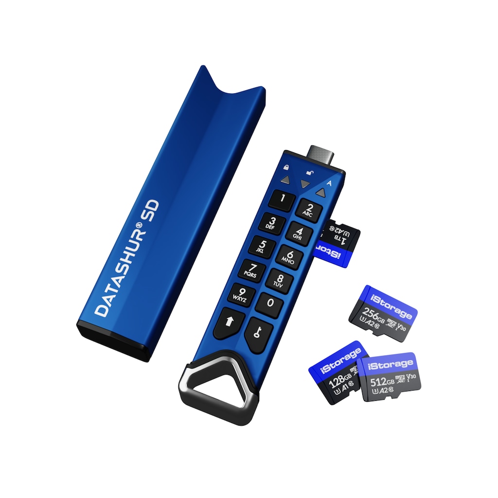 iStorage USB-Stick »datAshur SD«, (USB 3.2 Lesegeschwindigkeit 100 MB/s)