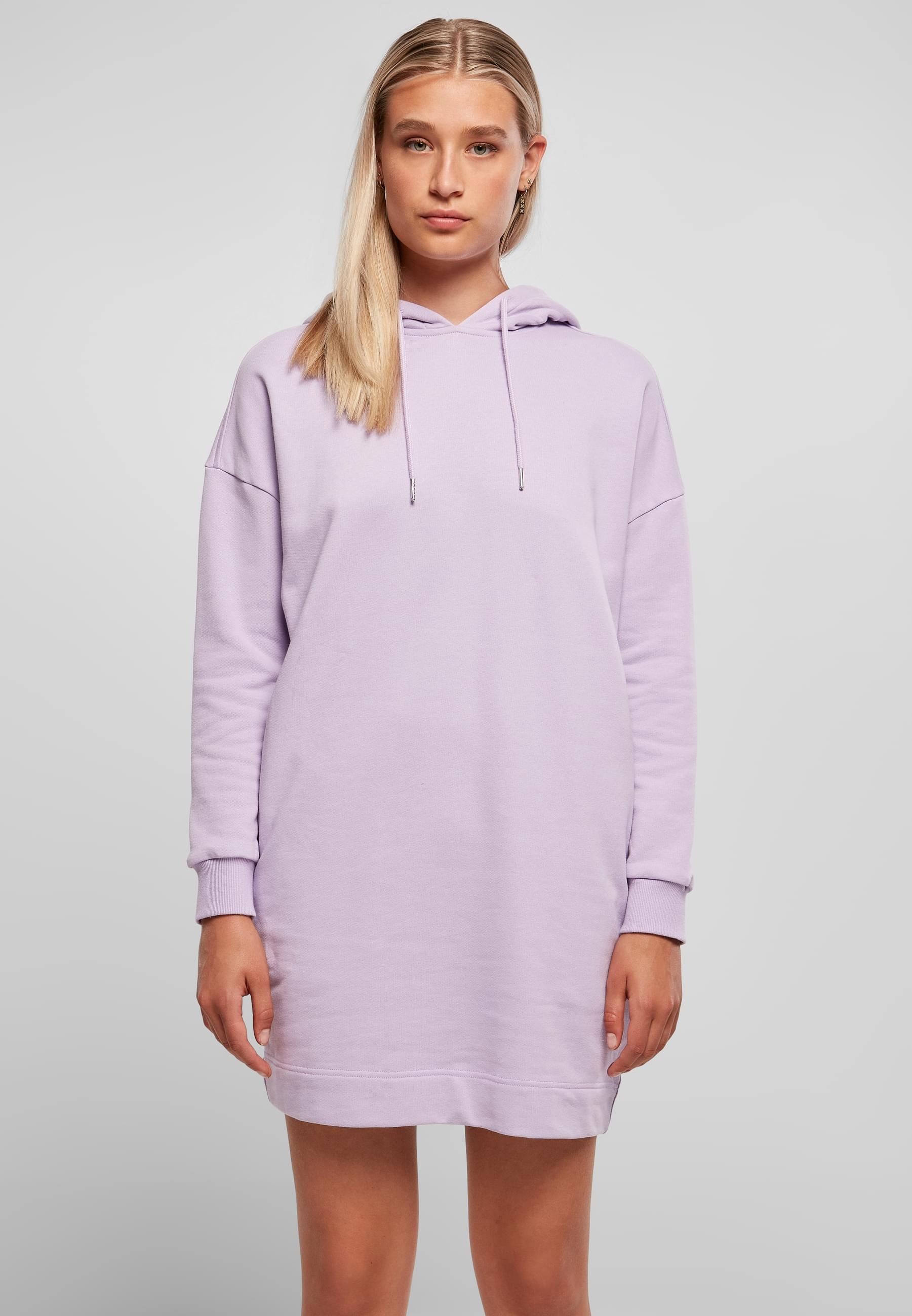 URBAN CLASSICS Shirtkleid »Urban Classics Damen Ladies Organic Oversized Terry Hoody Dress«, (1 tlg.)