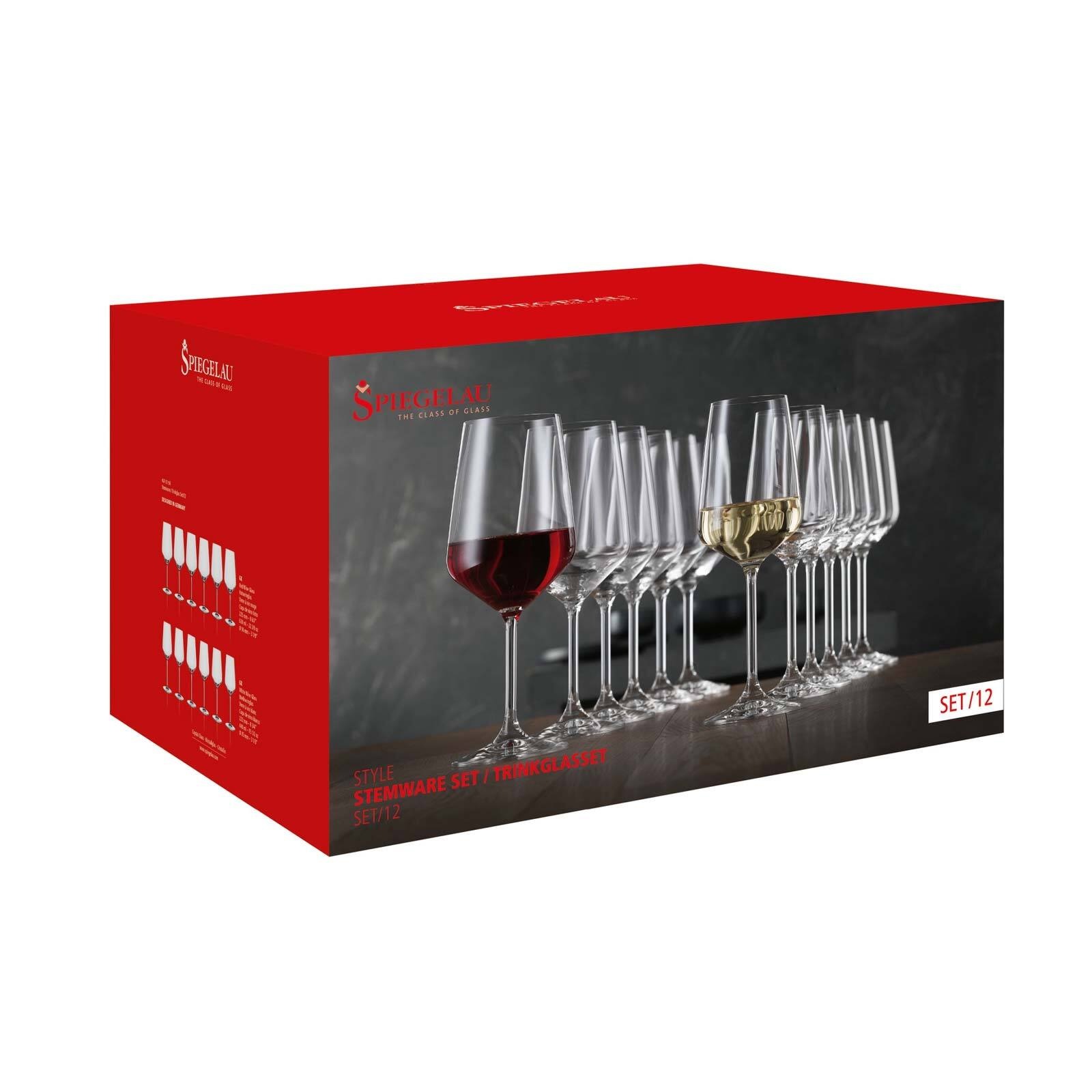Spiegelau Rot- und Weißweingläser Style 12er Set