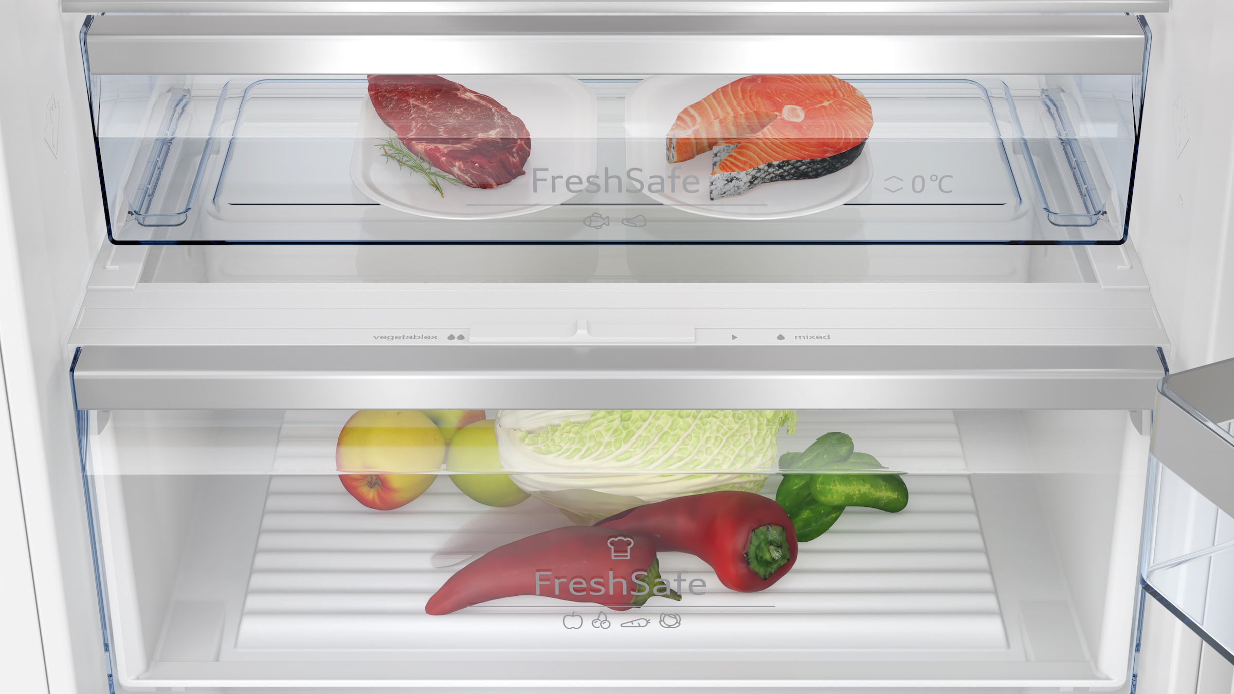 NEFF Einbaukühlgefrierkombination N 50 »KB7962FE0«, mit No Frost