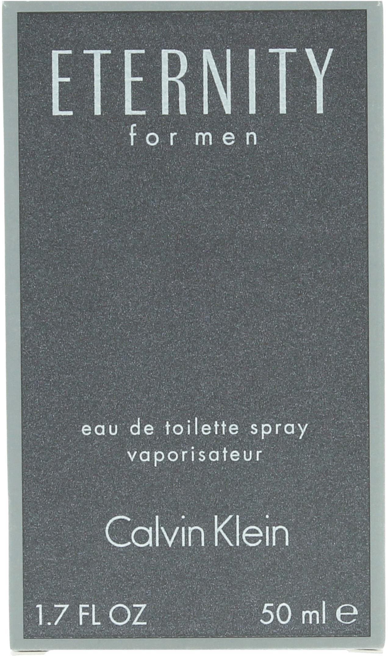 Calvin Klein Eau de Toilette »Eternity for men«, mit langanhaltender Formel