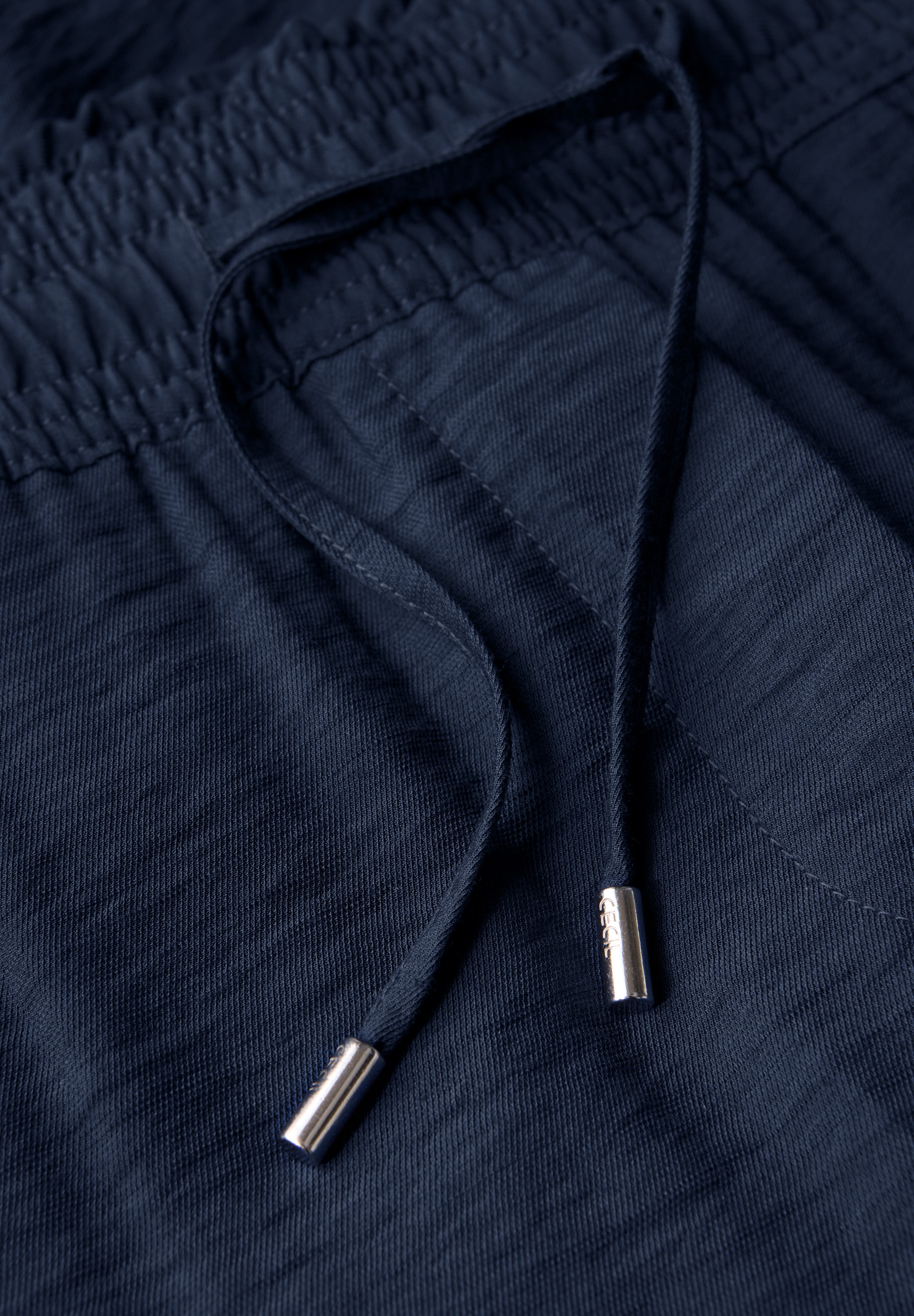 Cecil Stoffhose »Style Neele«, Sommerhose 7/8 Twill mit Struktur