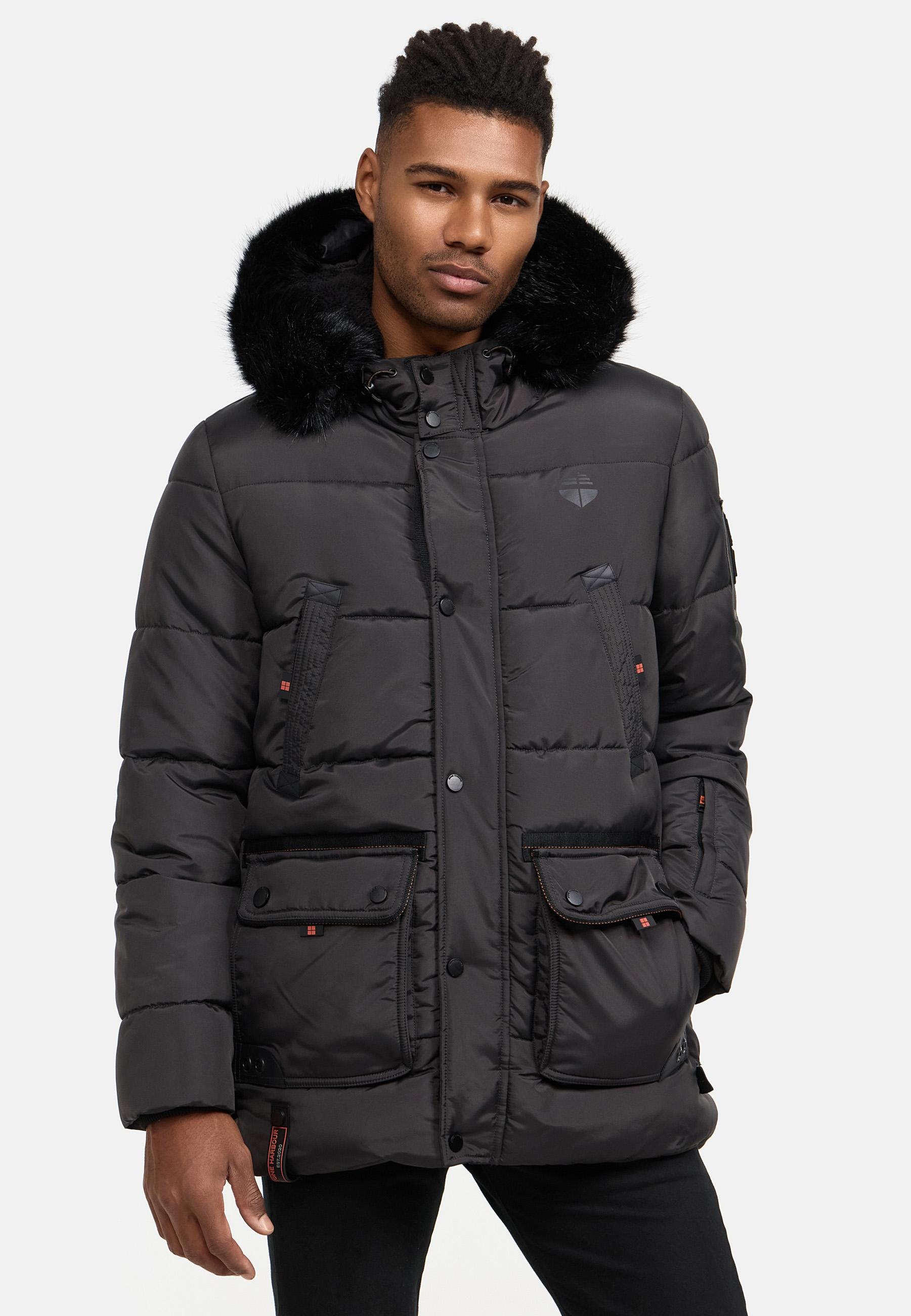 Stone Harbour Steppjacke »Mironoo«, mit Kapuze, stylische Outdoorjacke mit großer Kapuze