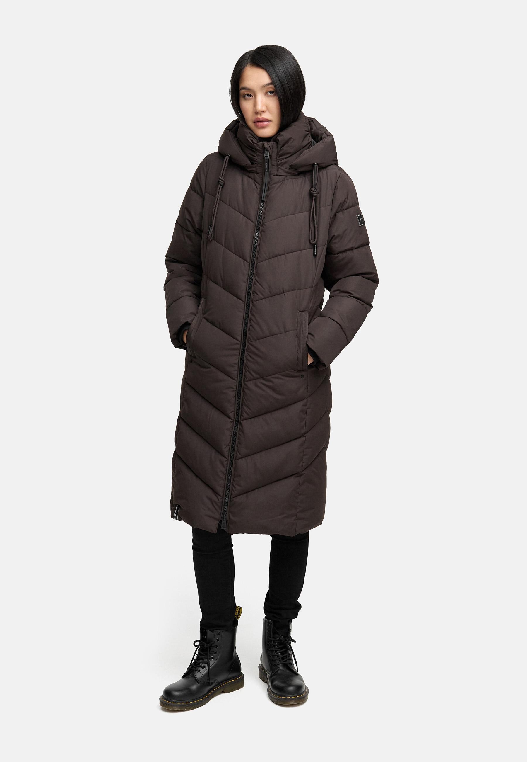 Navahoo Steppmantel »Sahnekatzii XIV«, Schicker Wintermantel mit kuschlig warm wattiertem Kragen