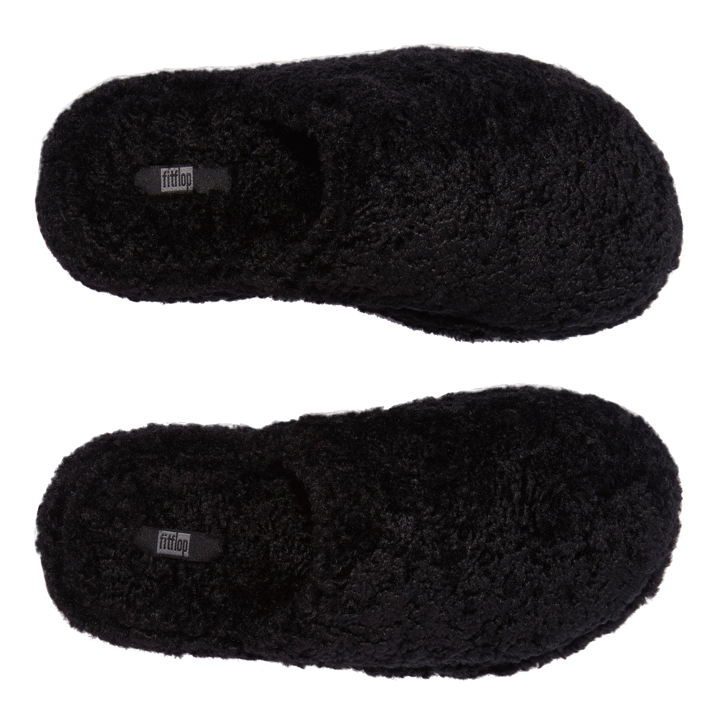 Fitflop Pantoffel »iQUSHION D-LUXE PADDED TEDDY SLIPPER MULES«, Hausschuh, Clog mit Warmfutter