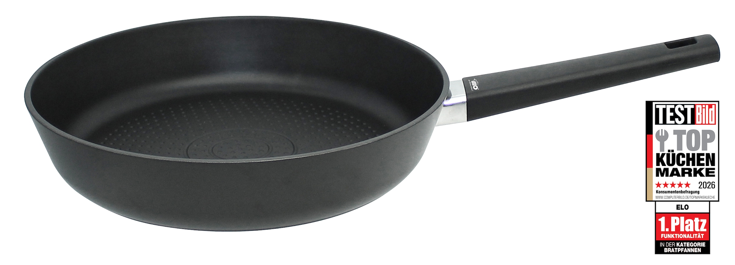 Elo Bratpfanne "Smart Wave" Aluminium 1 Stk. tlg. Für alle Herdarten geeignet, inkl. Induktion